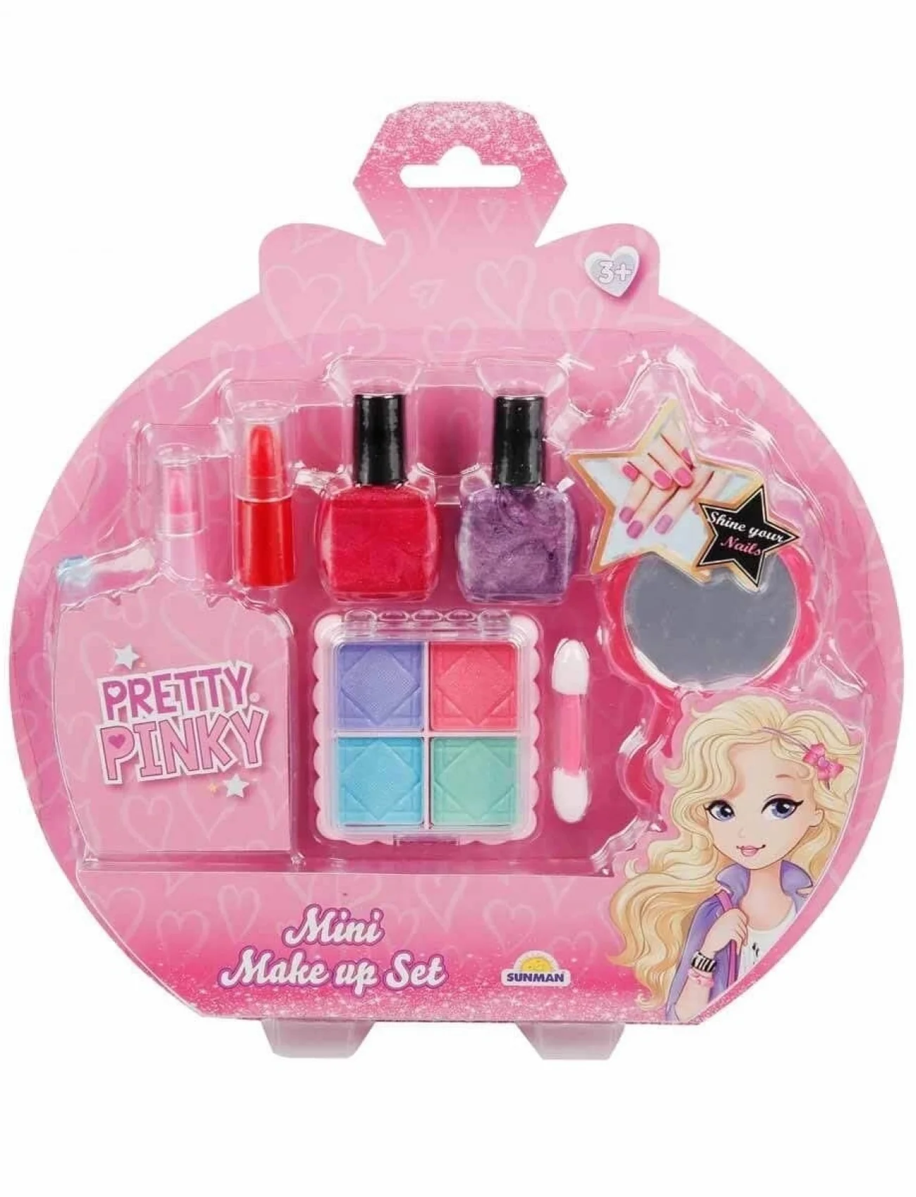 4277 Pretty Pinky Mini Makyaj Seti -Sunman
