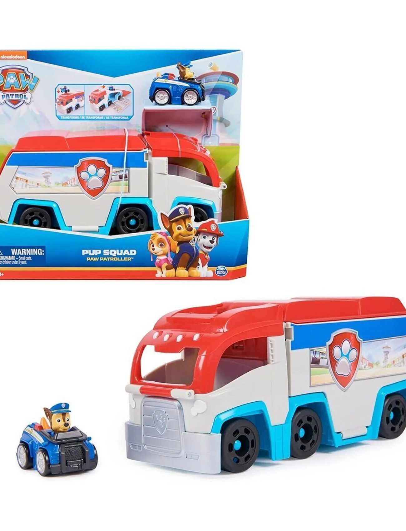 42988 SUN-SPM-FİGÜR SET PAW PATROL PUP SQUAD 1FGR ARAÇ
