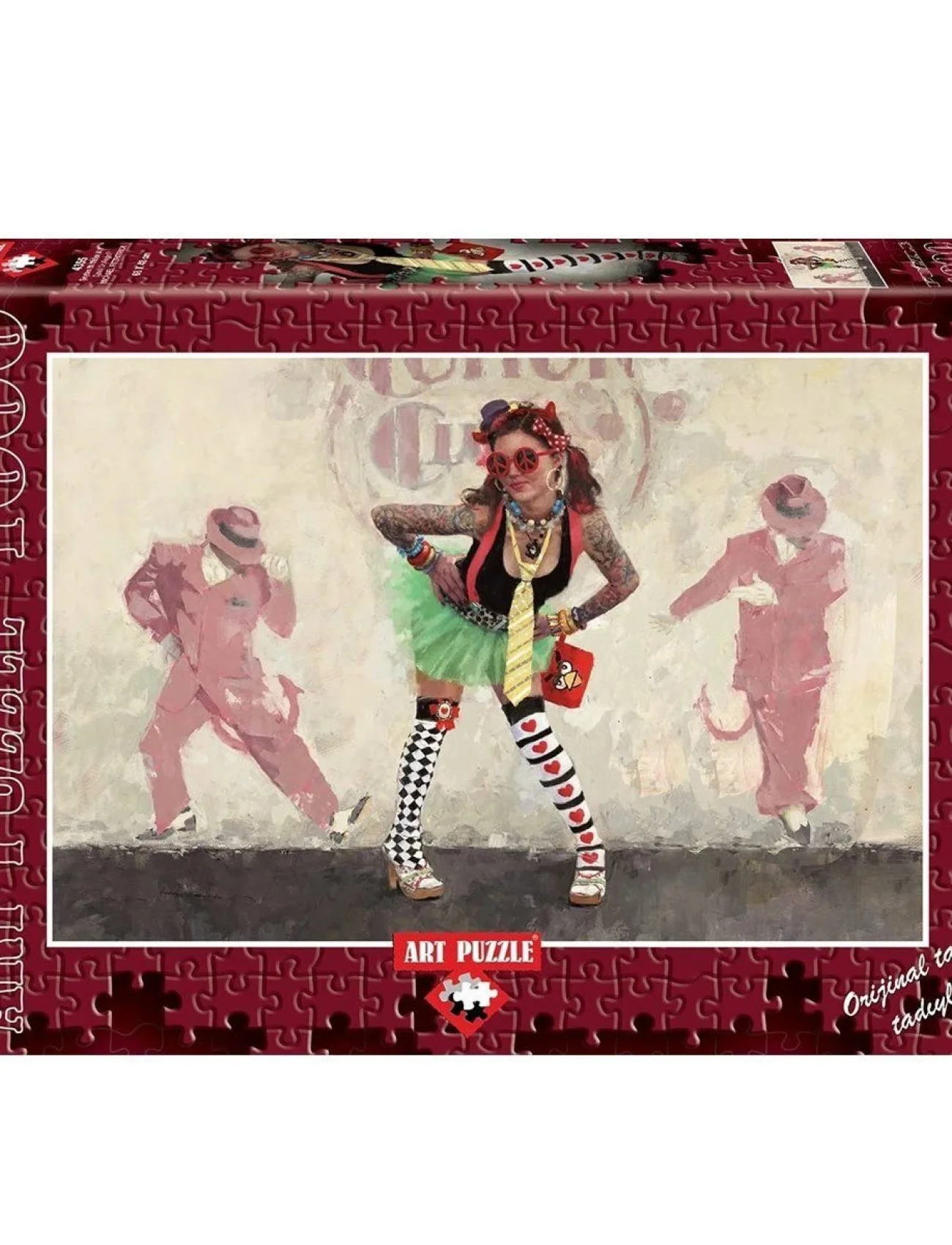 4355 Art Puzzle Şeytan Mı? Melek Mi? 1000 Parça Puzzle