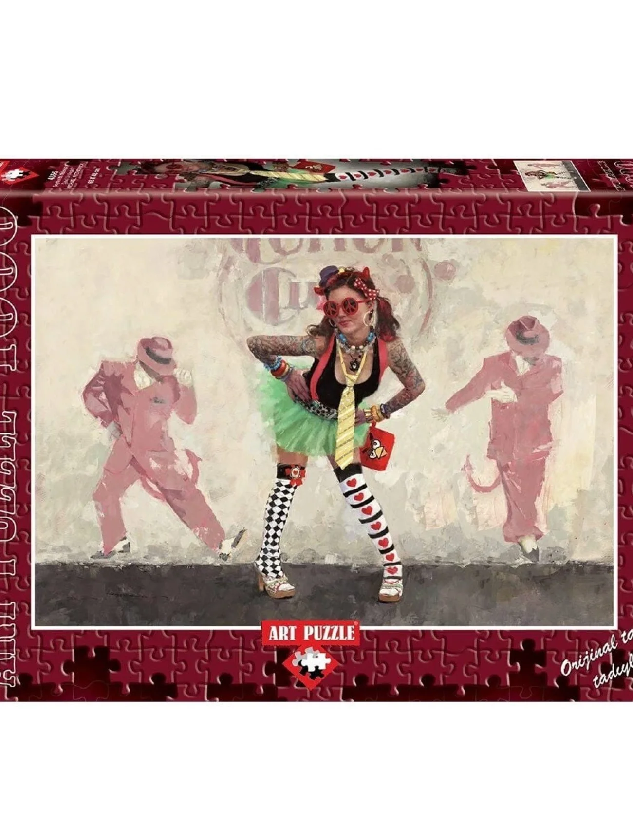 4355 Art Puzzle Şeytan Mı? Melek Mi? 1000 Parça Puzzle