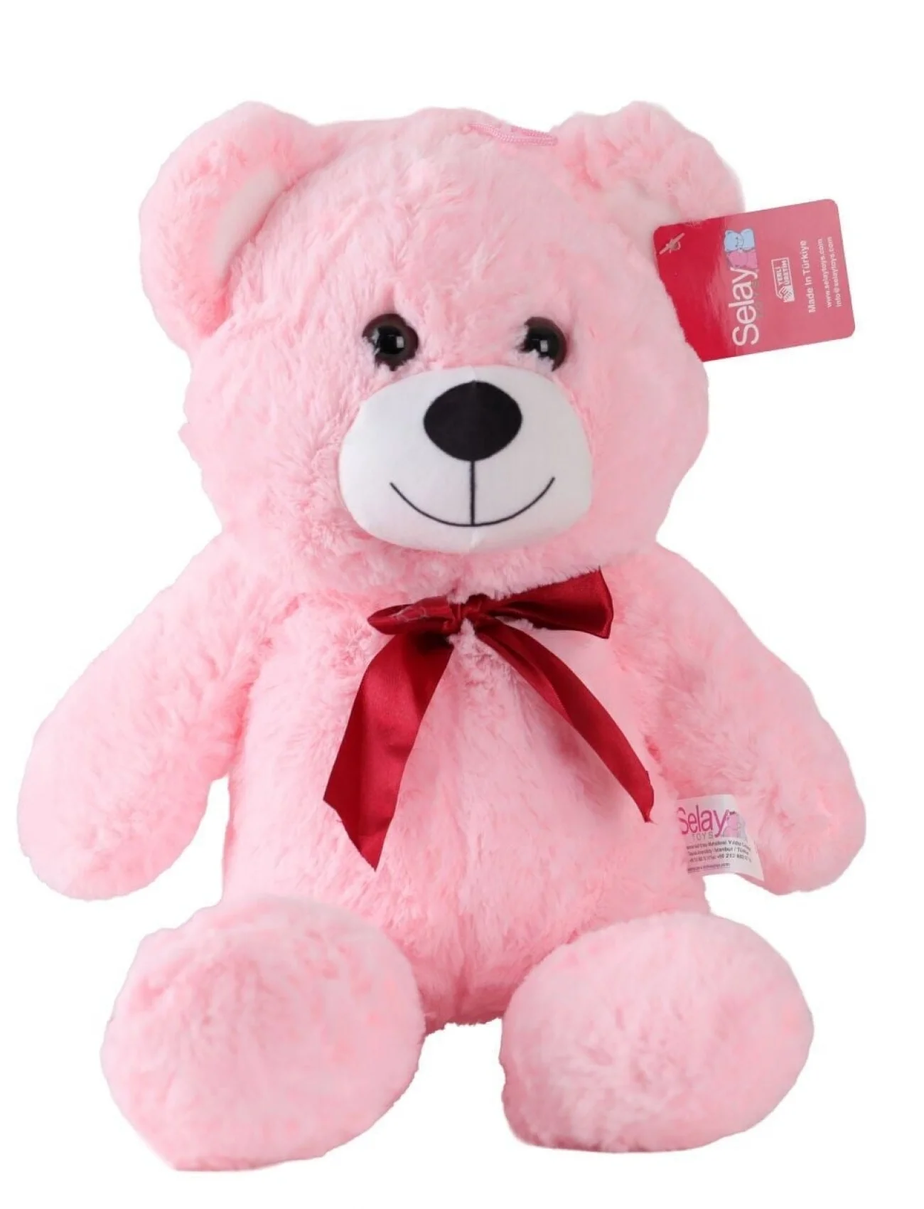 4564P SALAŞ  AYI 46 CM-PEMBE