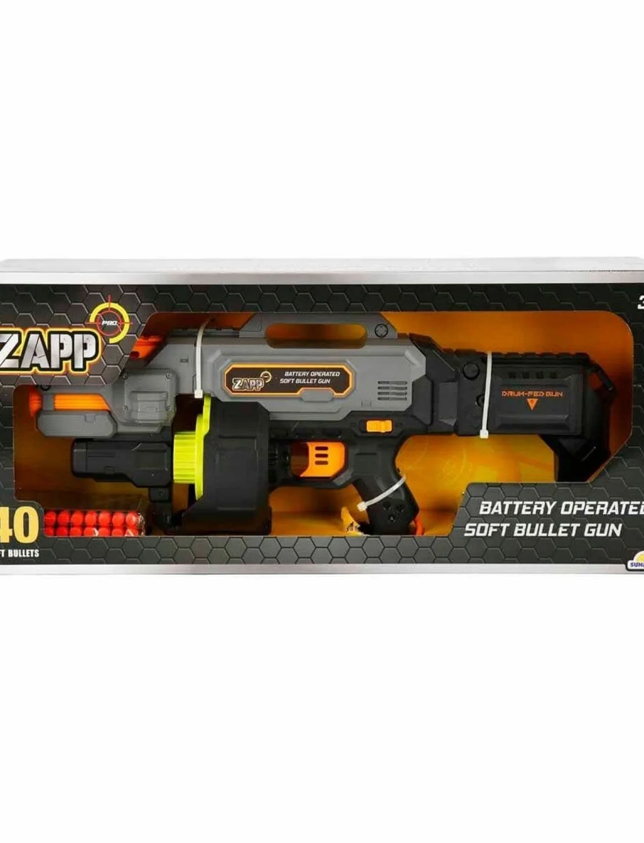 4574 Zapp Toys 40 Mermili Sünger Dart Atan Silah 57 cm