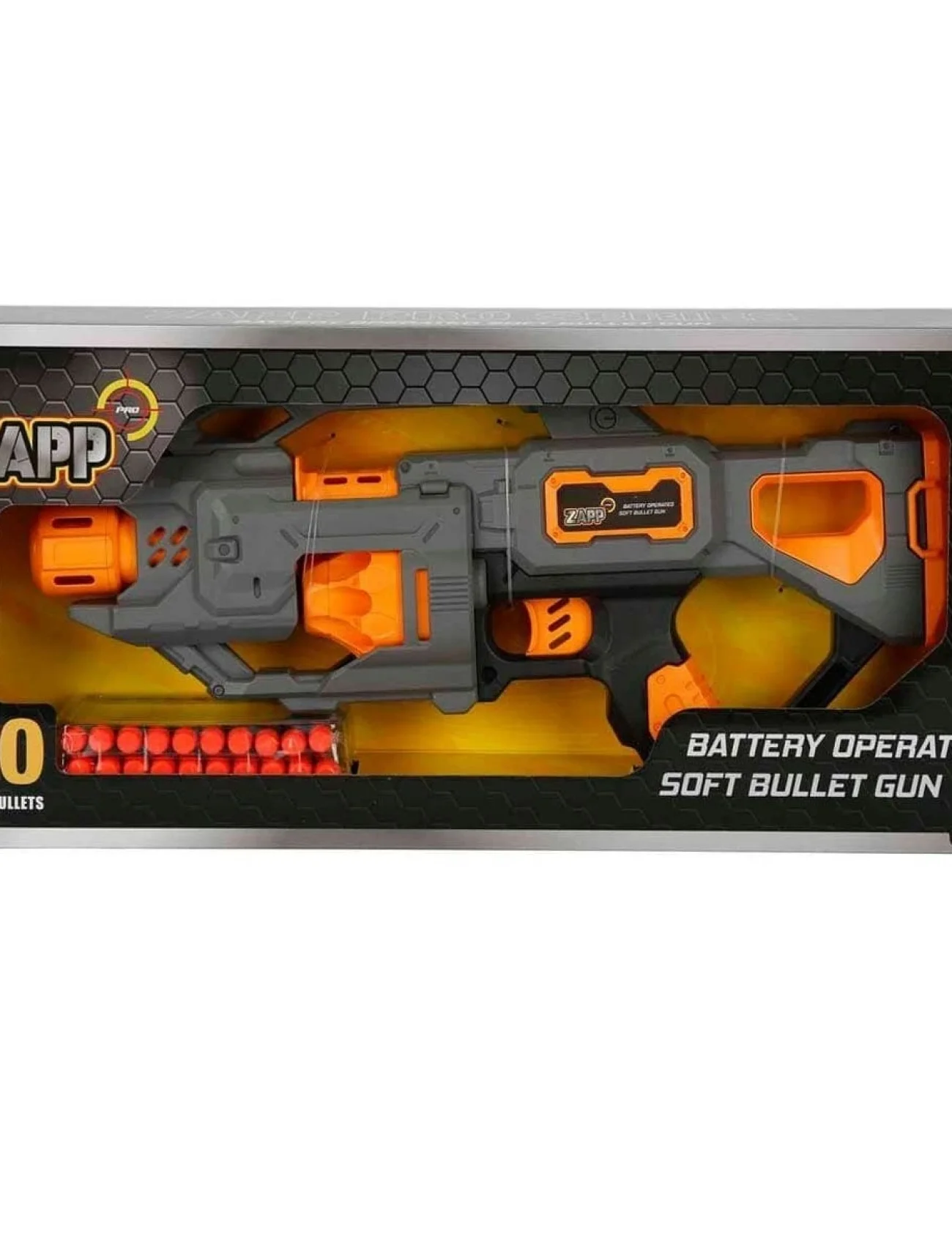 4575 Zapp Toys 20 Mermili Sünger Dart Atan Silah 45 cm -Sunman