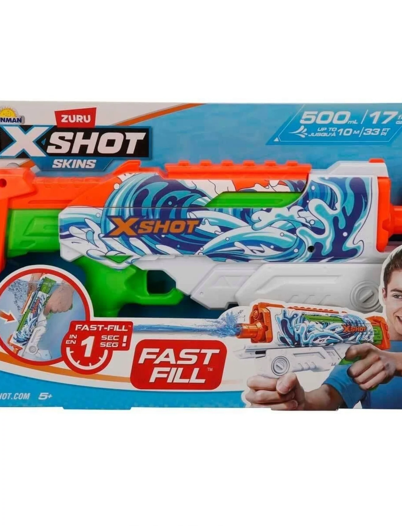 4583 X-Shot Skins Hyperload Fast Fill Su Tabancası 34 cm