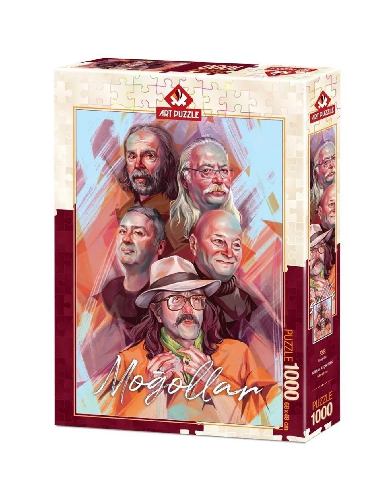 4585 Art Puzzle Moğollar 1000 Parça Puzzle
