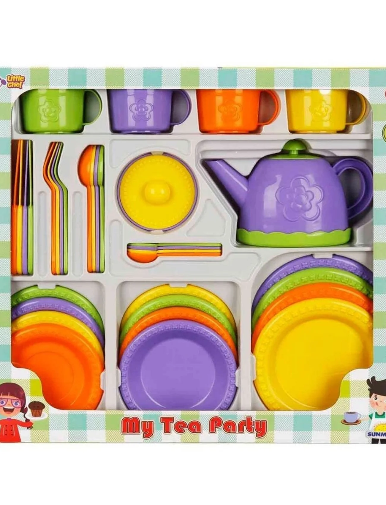 4682 Little Chef Çay Seti 36 Parça -Sunman