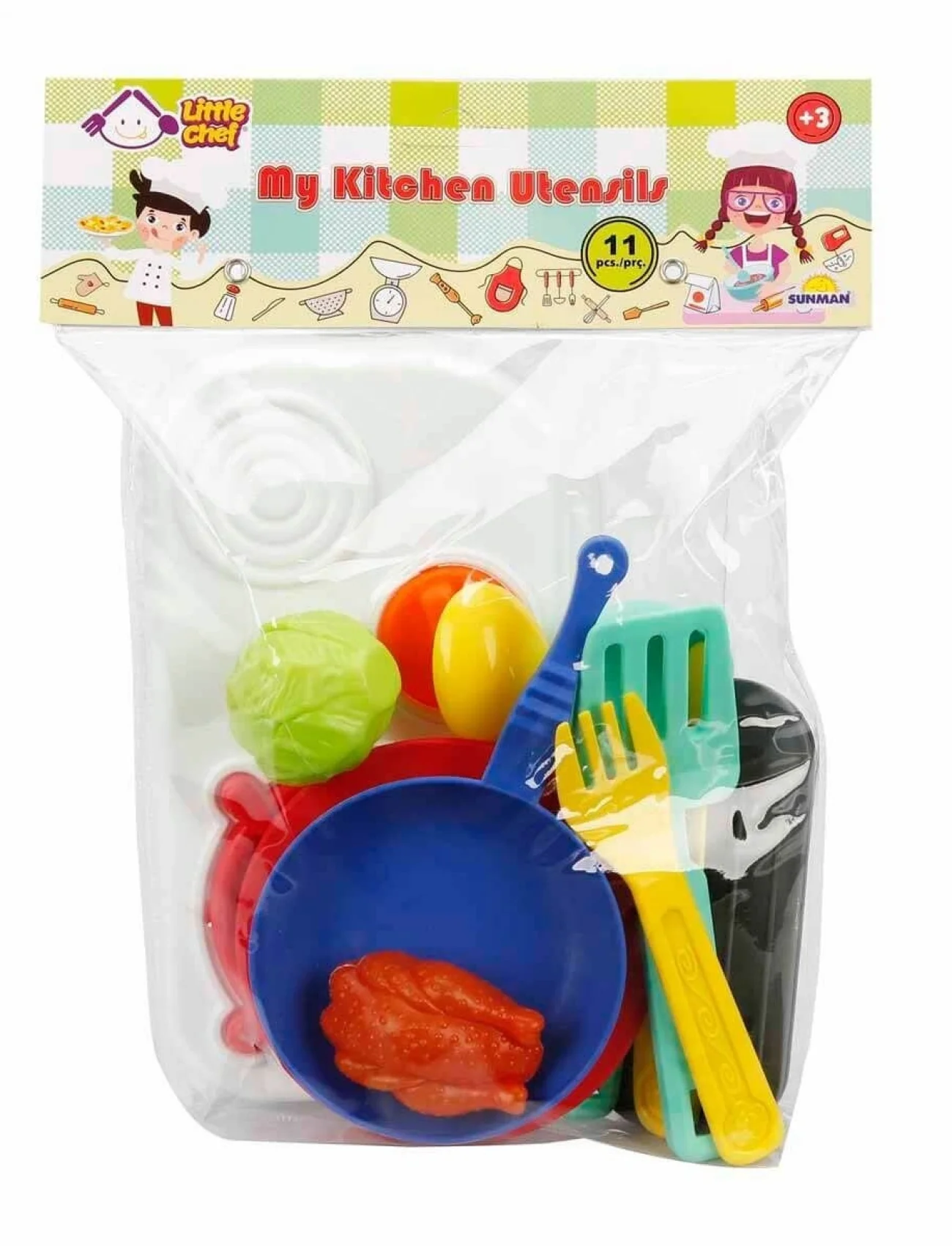 4683 Mutfak Gereçleri 11 Parça -Sunman