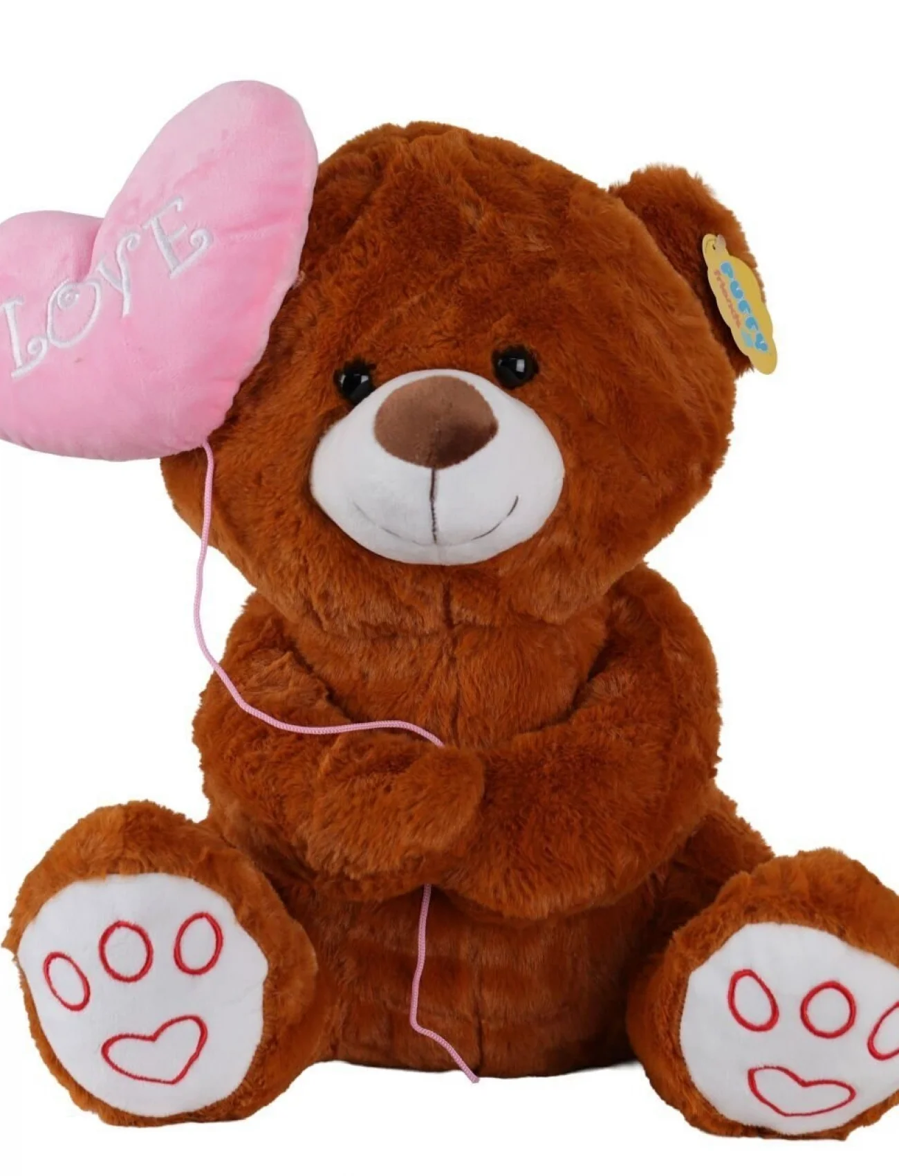 4740 SUN-JNH-PFF-SK PELUŞ AYI KALPLİ BALONLU 40CM 2R