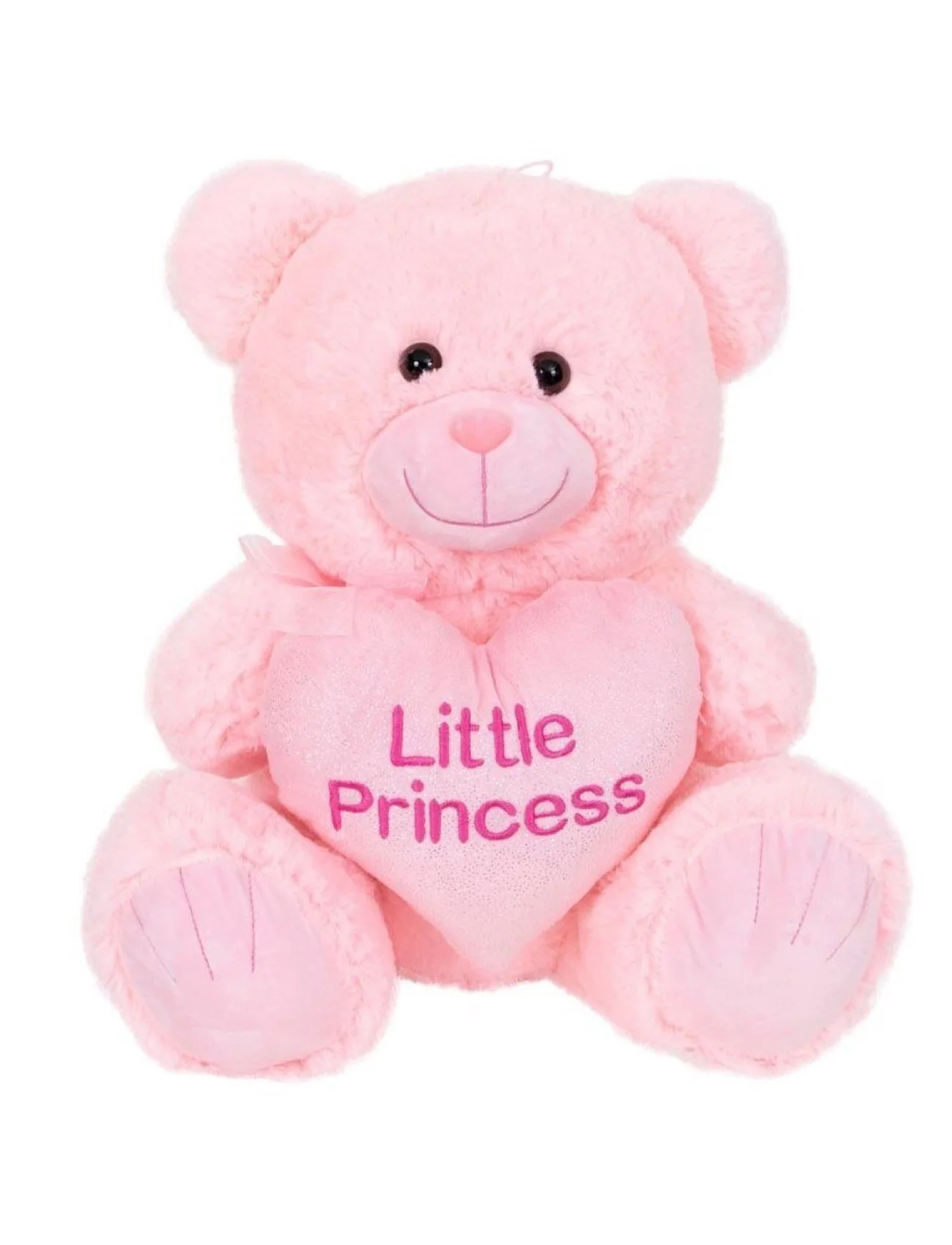 4763 Peluş Ayı Prens ve Prenses Kalpli Ayı 45 cm