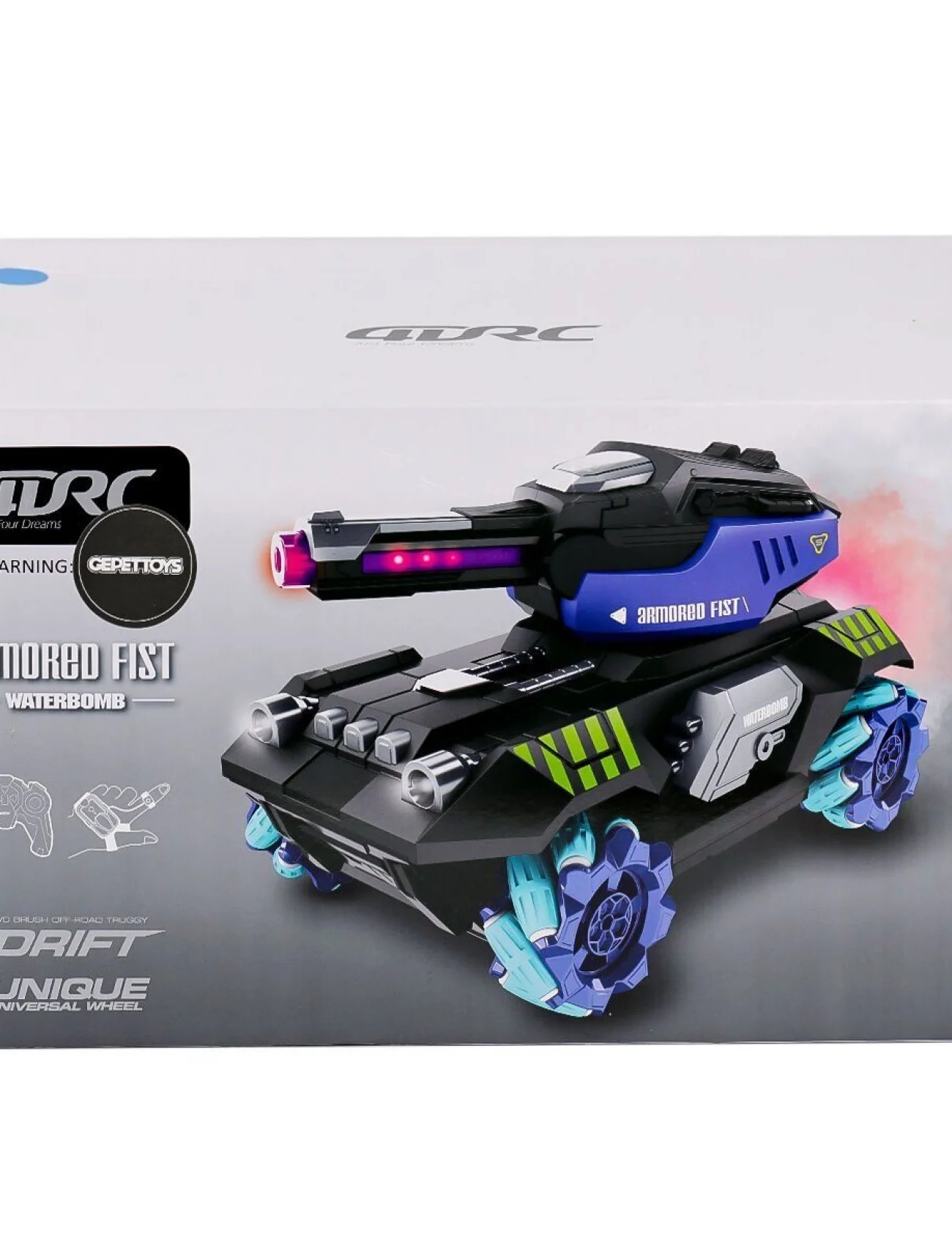 4D-Y11 Kumandalı Sesli Işıklı Drift Tank