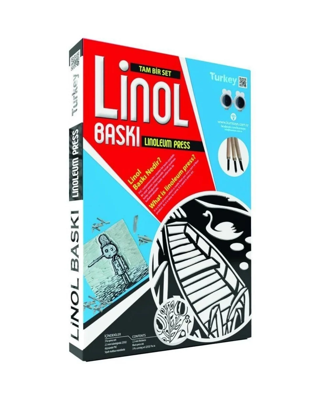 5004 Linol Baskı Seti -Kumtoys