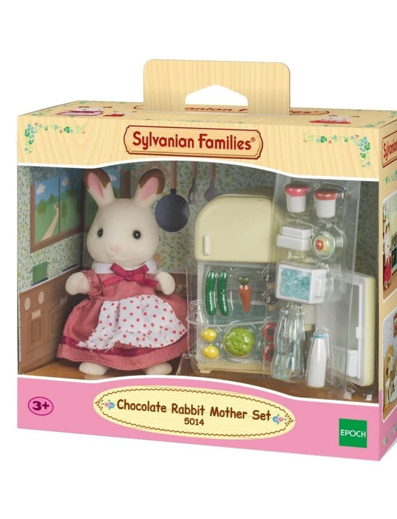 5014 Sylvanian Families Çikolata Kulaklı Anne Buzdolabı Seti +3 yaş