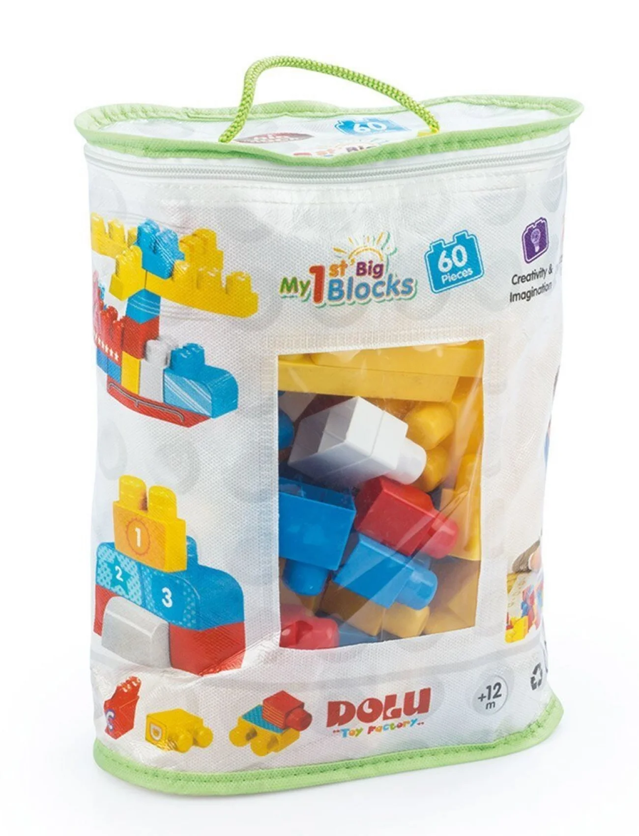 5019 Büyük Blok Seti 60 Parça-Dolu Oyuncak