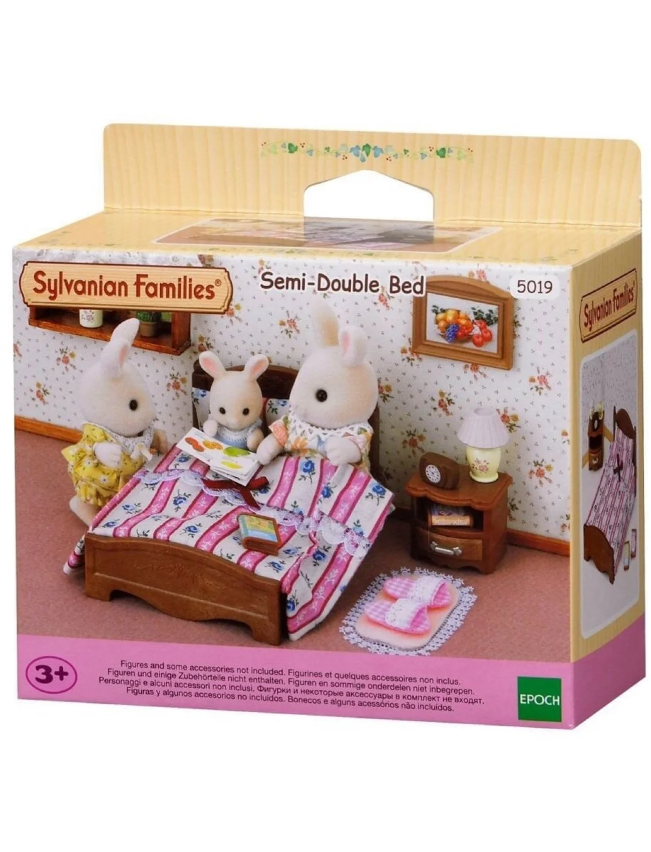 5019 Sylvanian Families İki Kişilik Yatak Seti figürler ayrı satılır +3 yaş