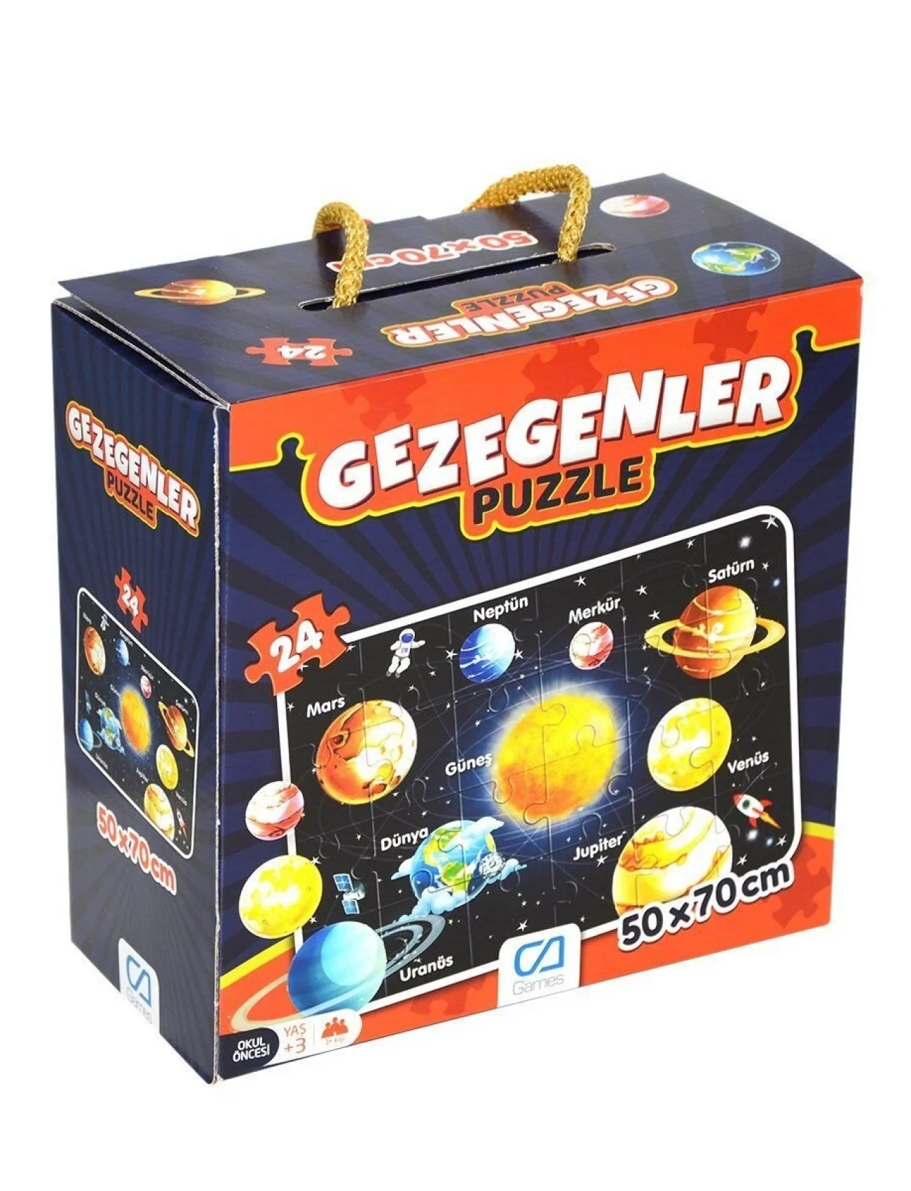 5026 CA Games, Gezegenler / 24 parça Puzzle / +3 yaş