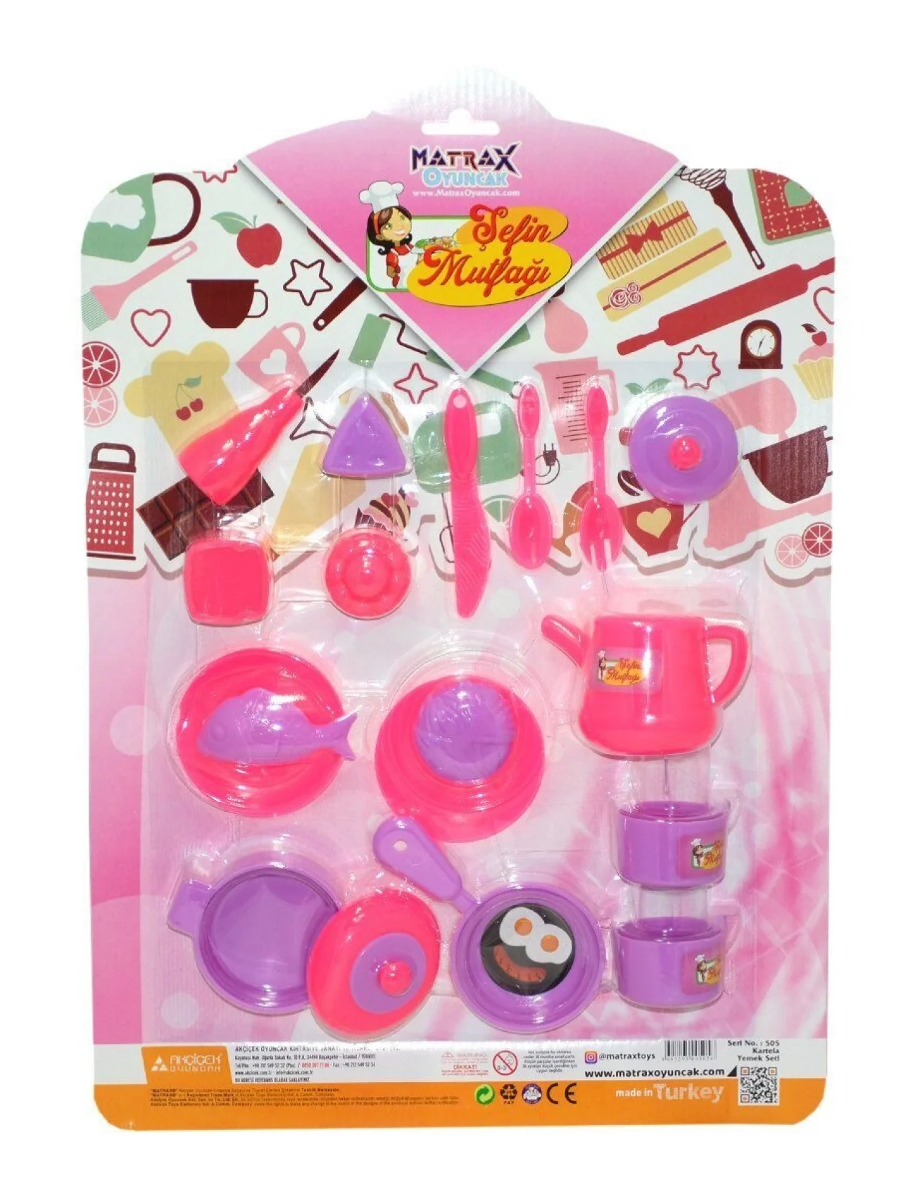 505 Akçiçek, Yemek Seti