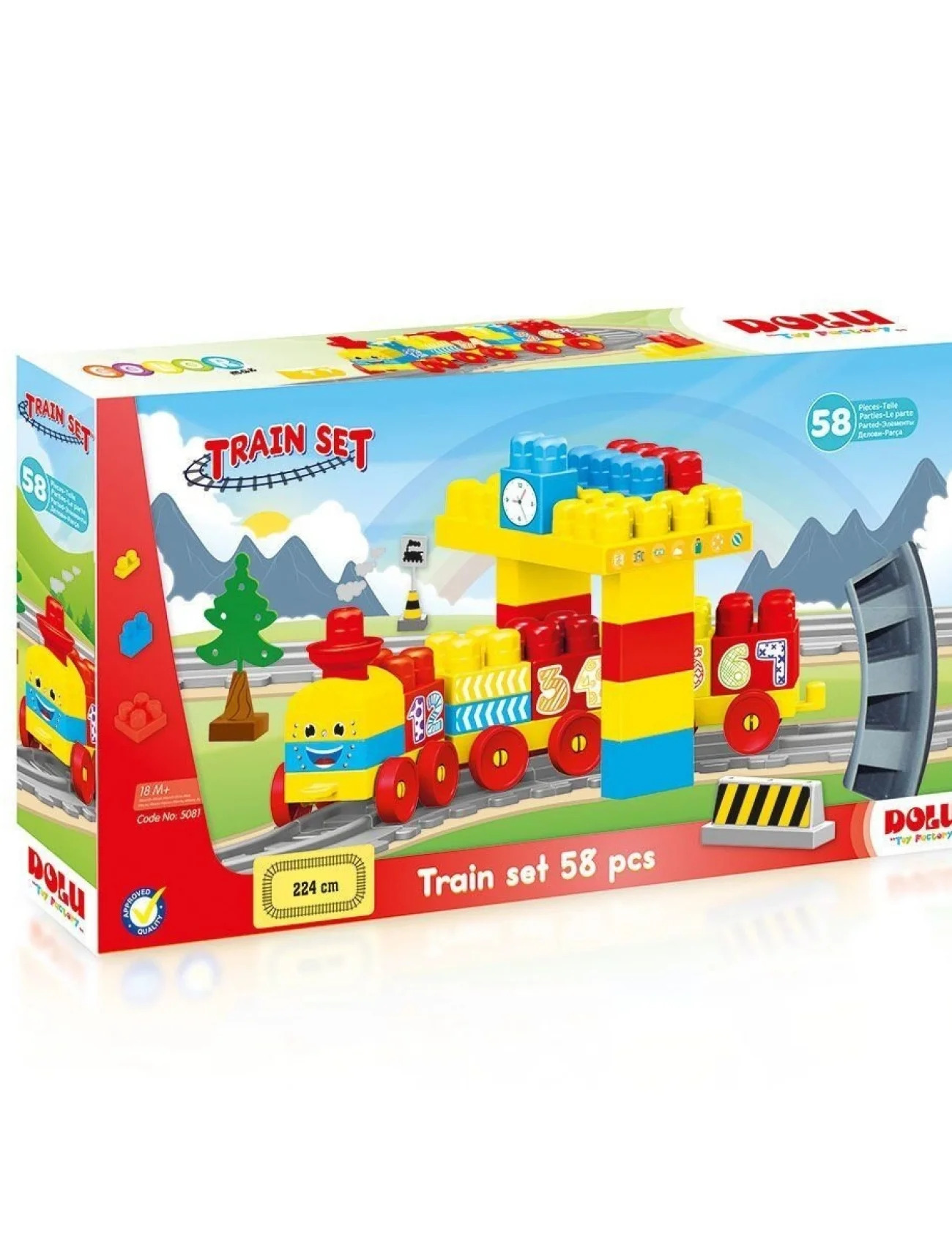 5081 TREN YOL SET 58 PARÇA