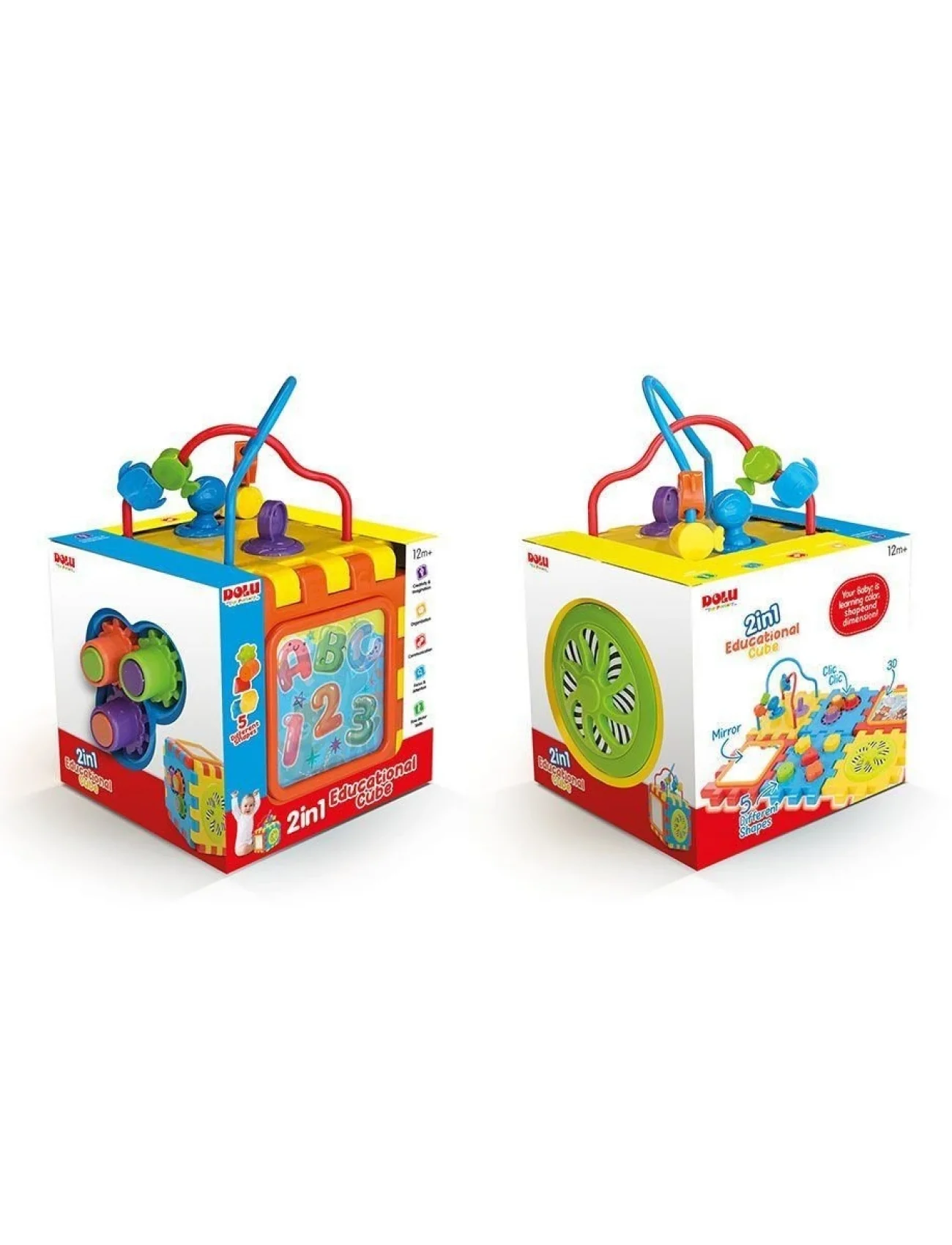 5092 2 IN 1 EĞİTİCİ KÜP VE PUZZLE