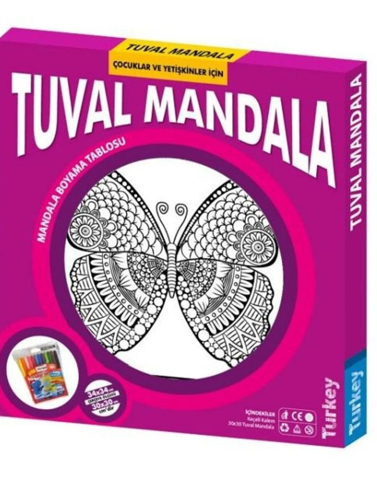 5117 Kumtoys Tuval Mandala