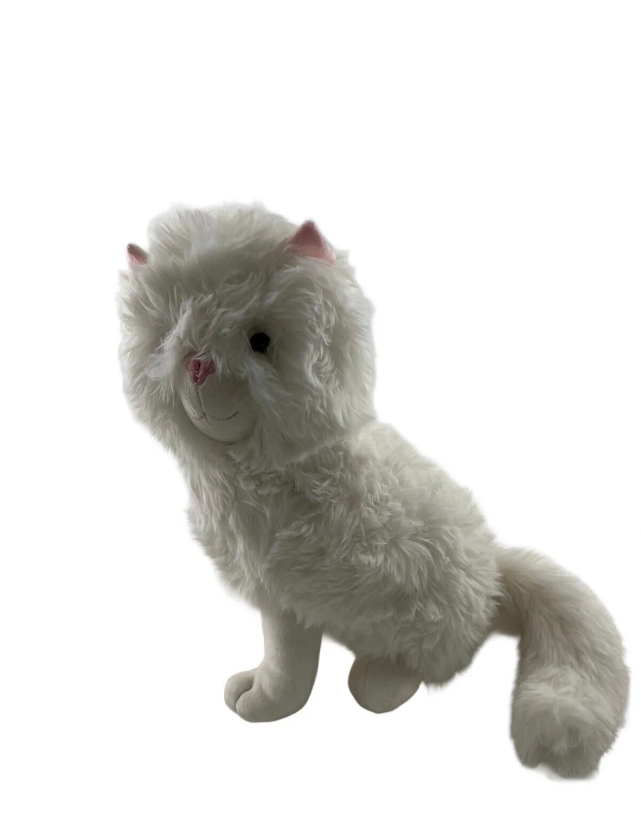 5124 PUFFY OTURAN BEYAZ KEDİ