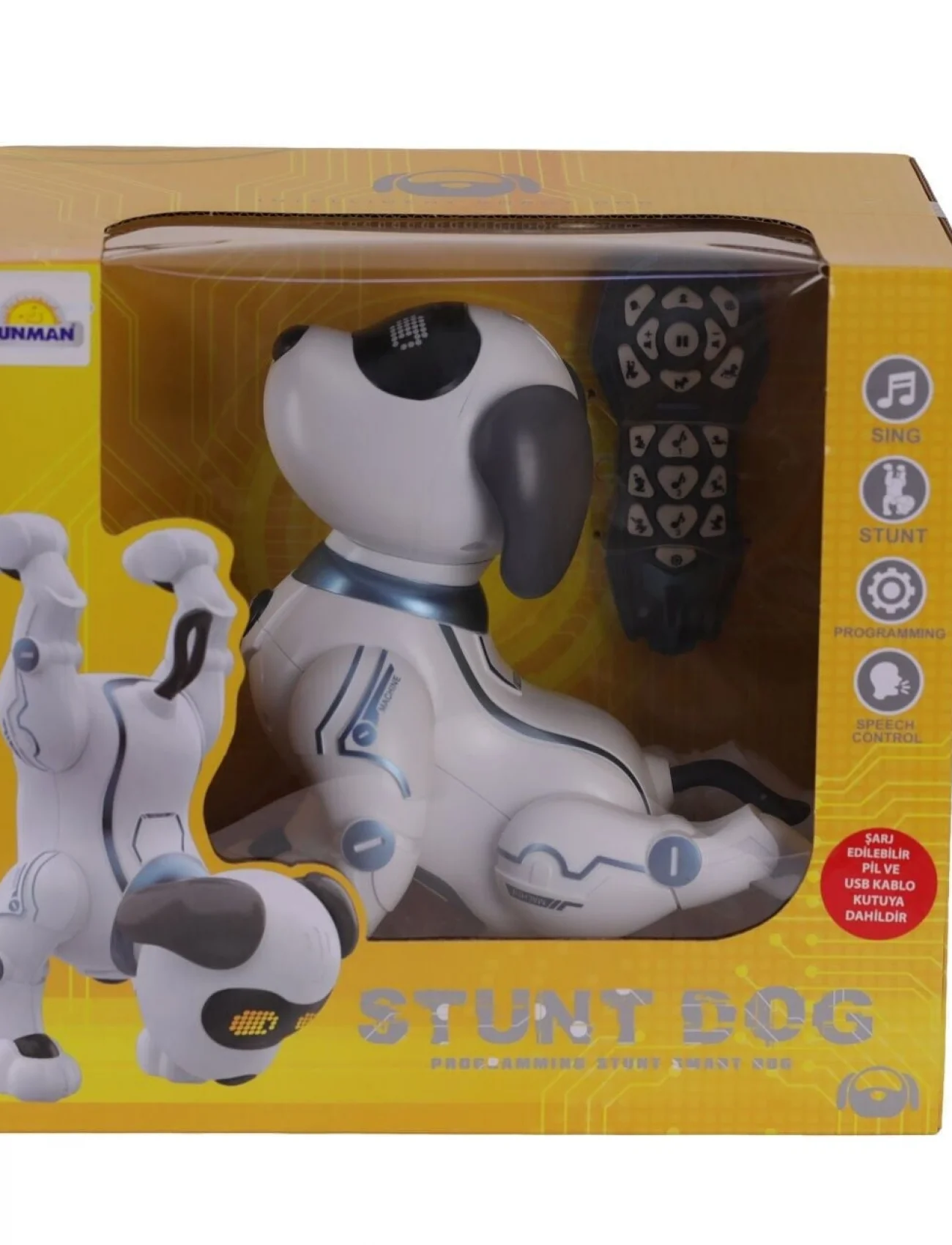 5136 SUN-RST-RC ROBOT AKROBAT KÖPEK FF SESLİ 3 7V USB