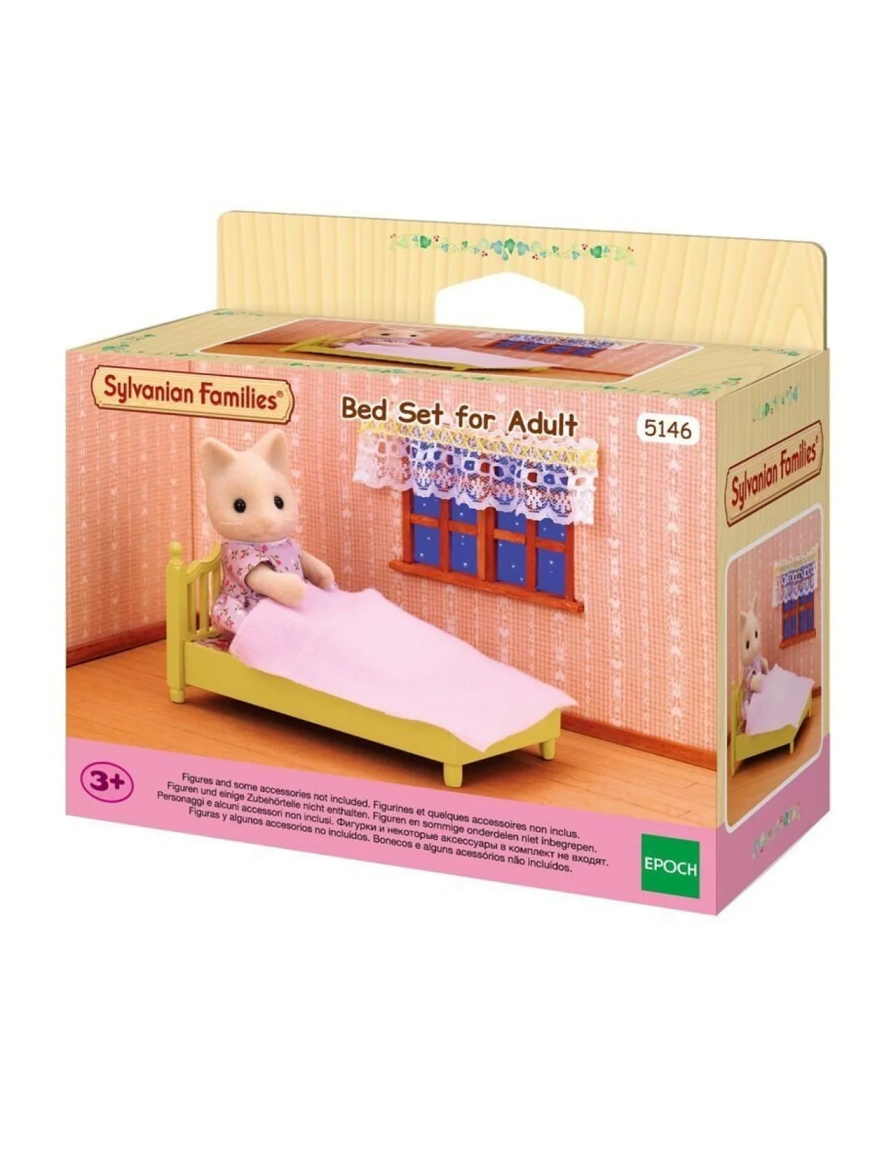 5146 Sylvanian Families Yetişkin Karyola Seti (figürler dahil değildir) +3 yaş