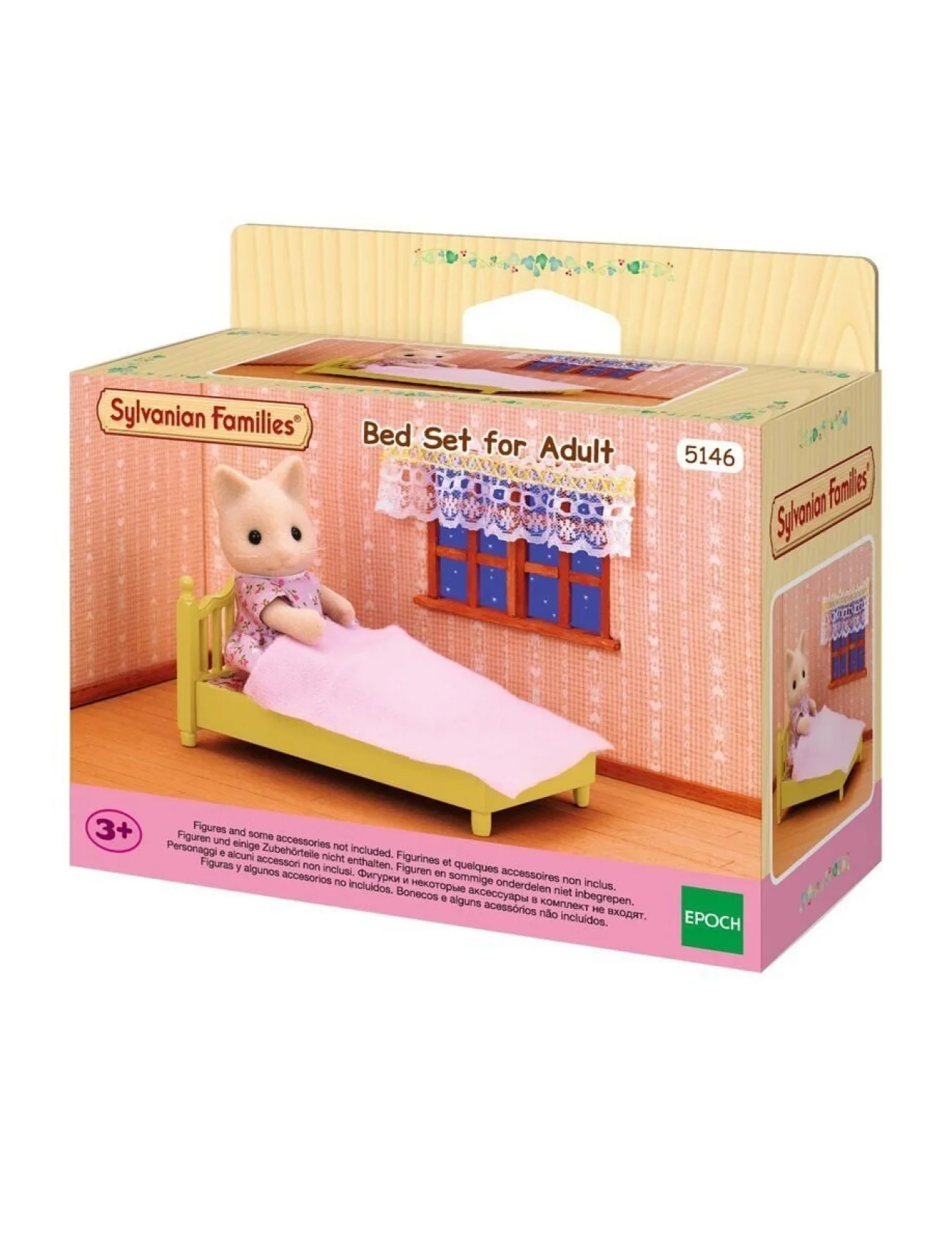 5146 Sylvanian Families Yetişkin Karyola Seti (figürler dahil değildir) +3 yaş