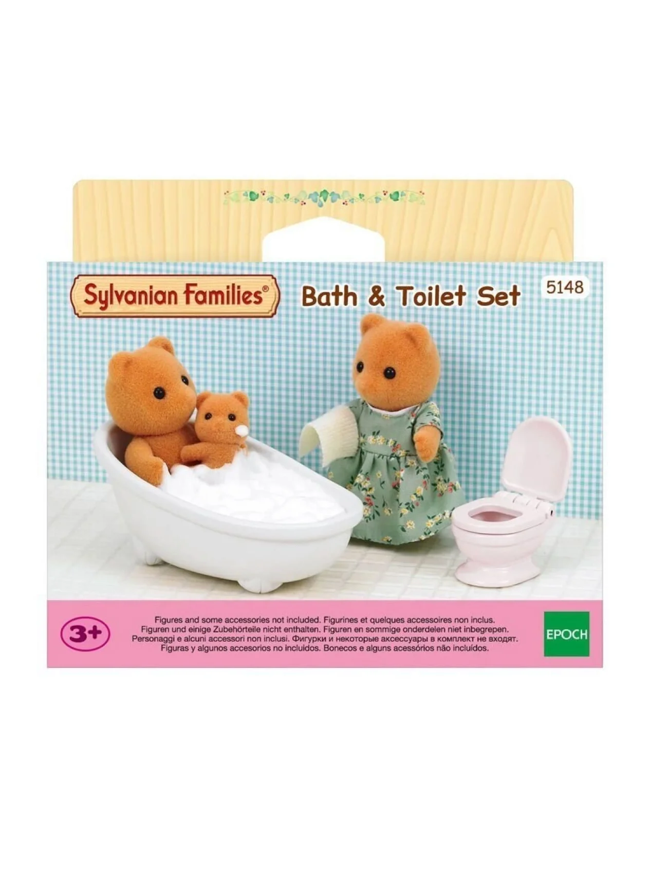 5148 Sylvanian Families Banyo ve Tuvalet Seti (figürler dahil değildir) +3 yaş