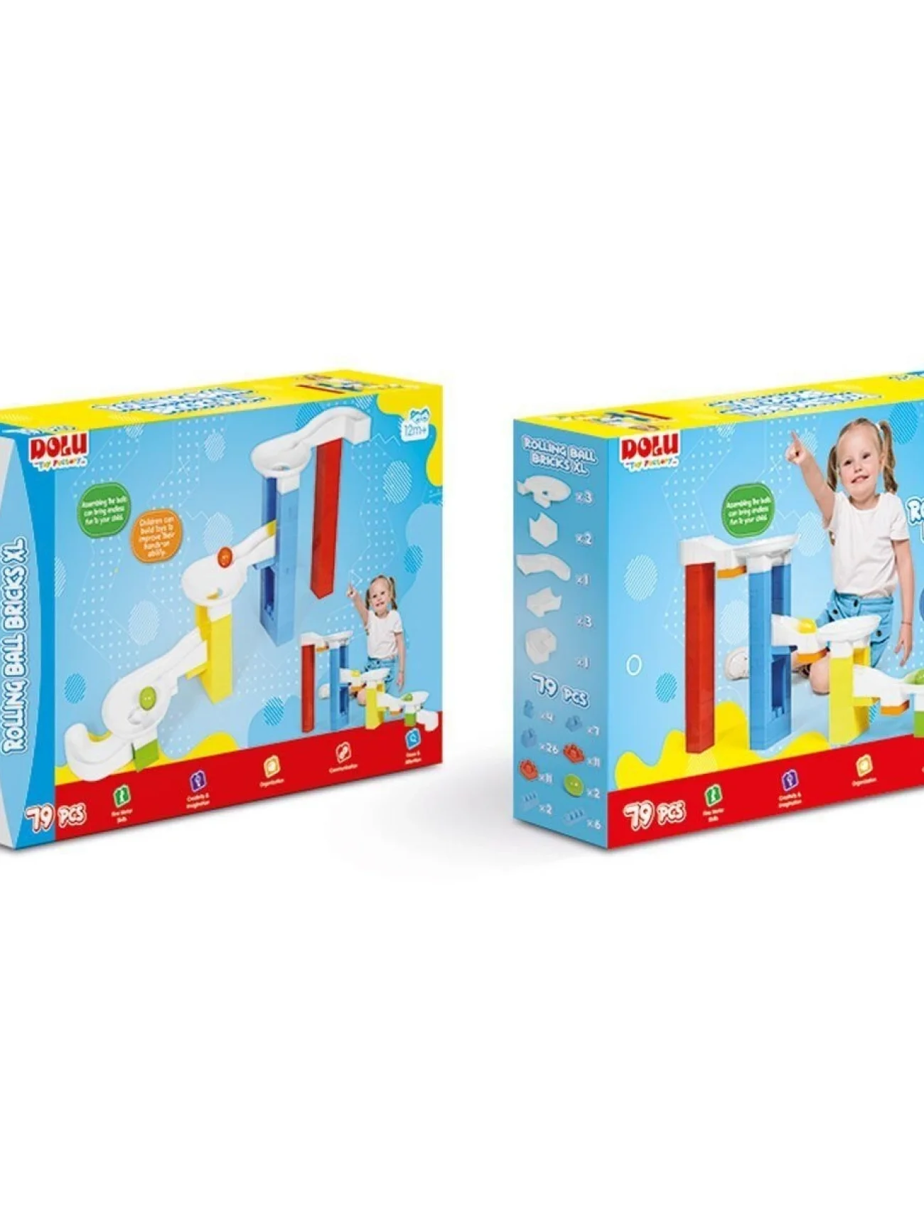 5164 Eğitici Top Yuvarlama Blokları XL -Dolu Oyuncak