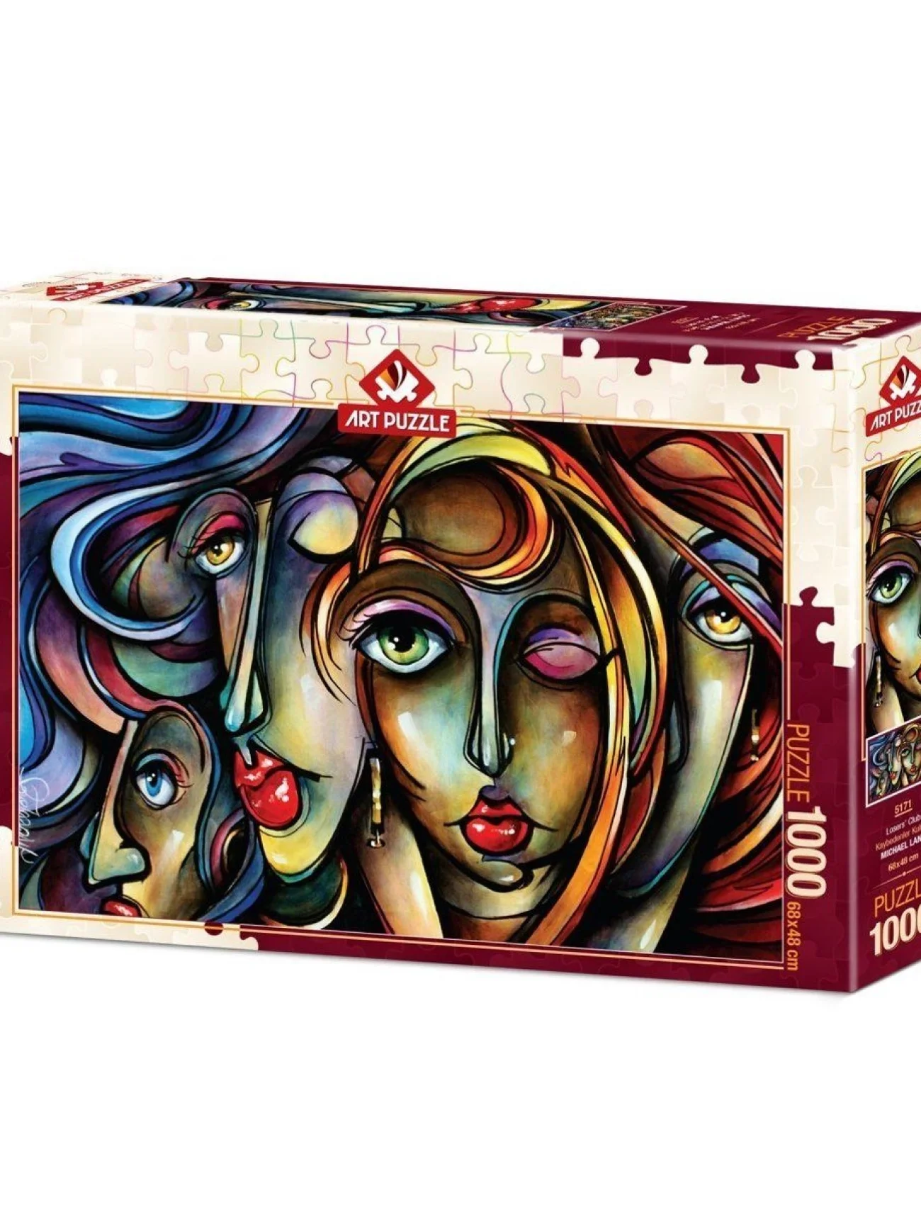 5171 Art Puzzle Kaybedenler Kulübü 1000 Parça Puzzle