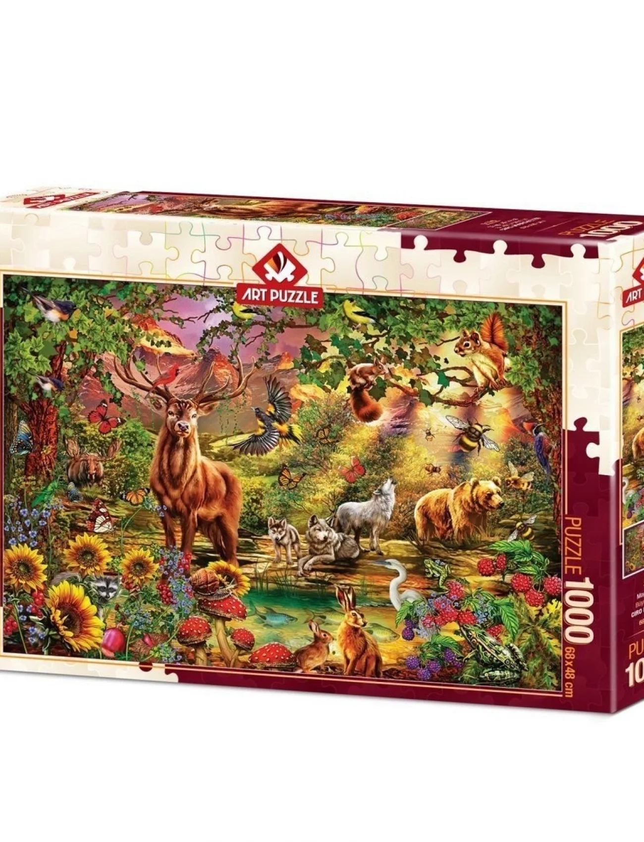 5176 Art Puzzle Büyülü Orman 1000 Parça Puzzle