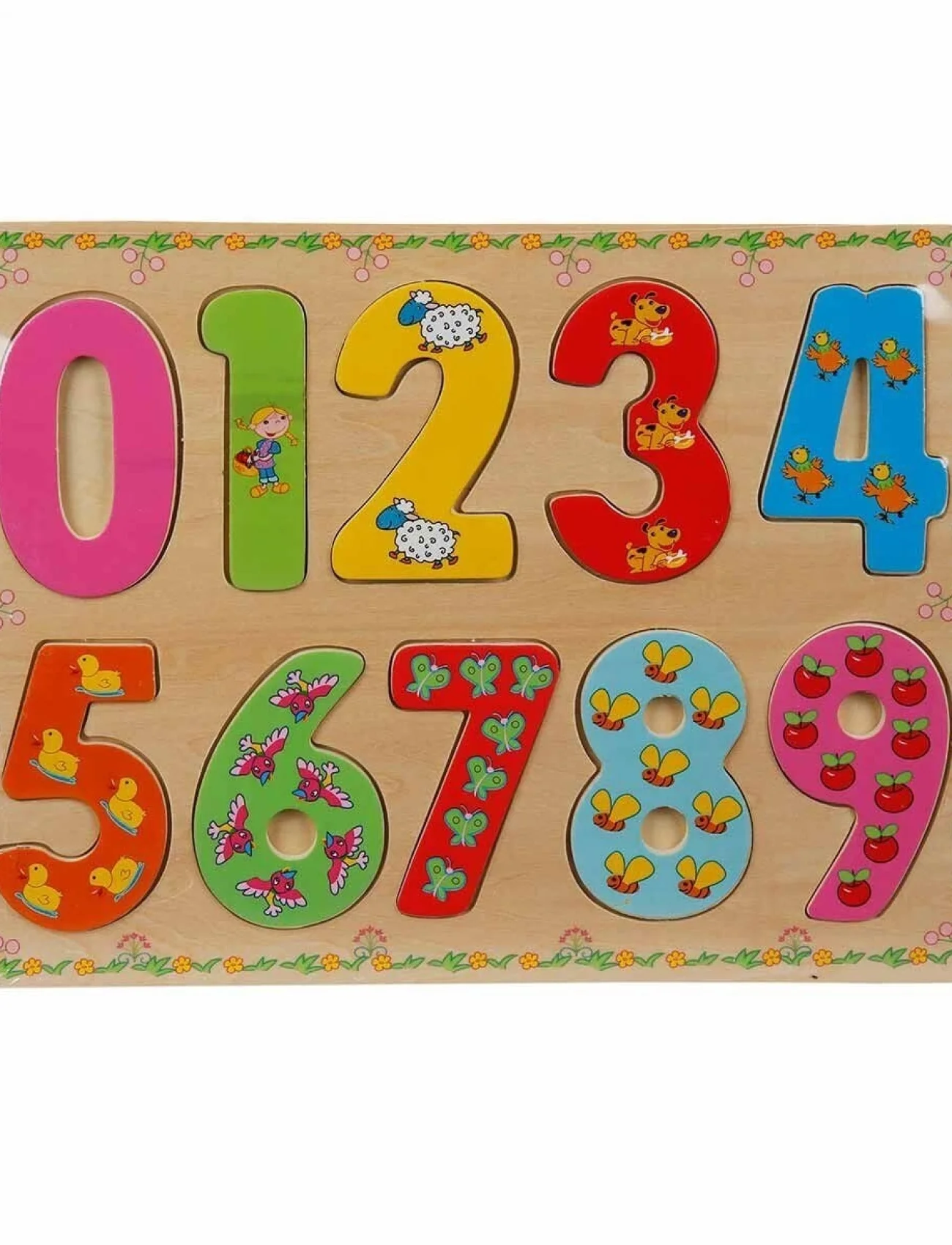 5215 -Wooden Puzzle Numbers 10 Parça