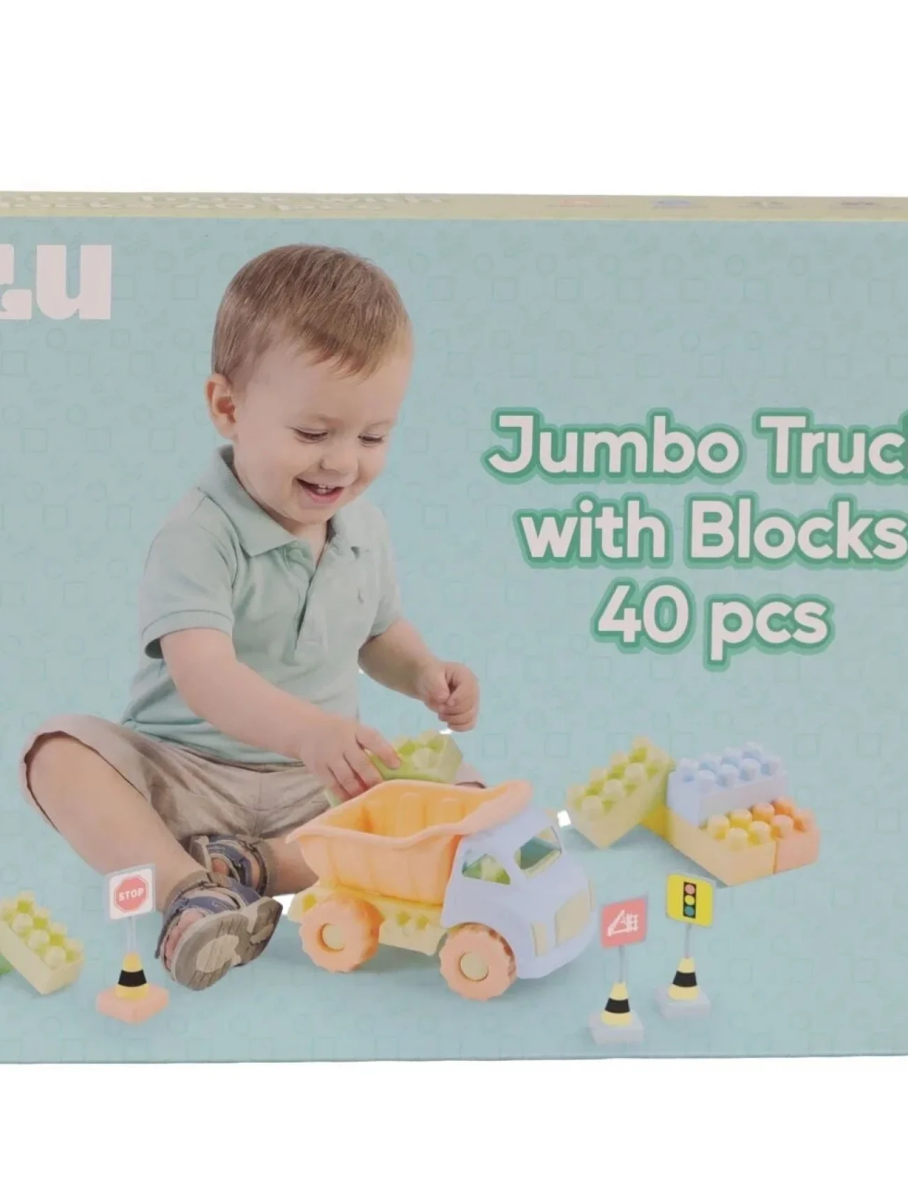5219 OYUNCAK JUMBO KAMYON VE BLOKLAR 40 PARÇA