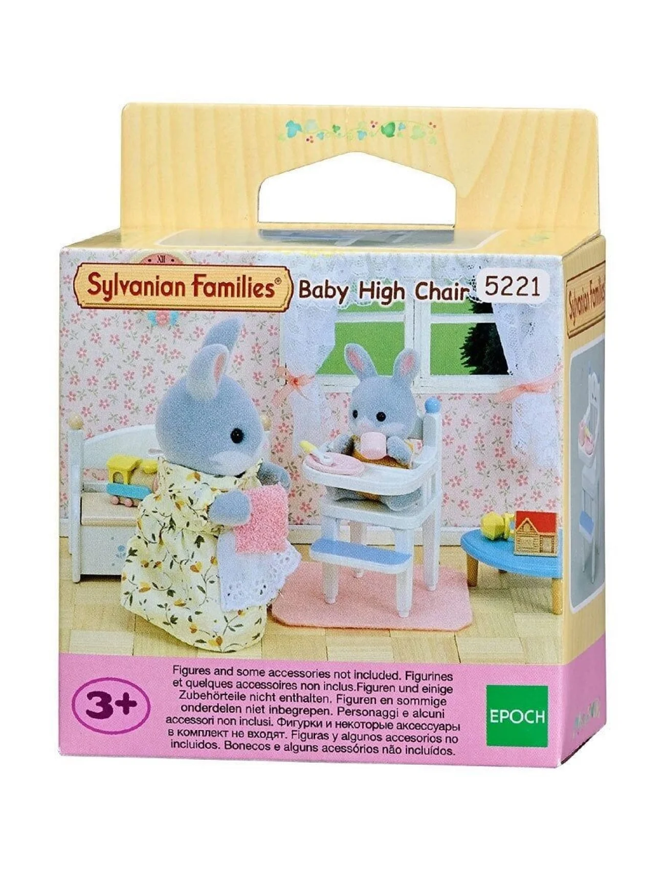 5221 Sylvanian Families, Bebek Mama Sandalyesi, figürler ayrı satılır +3 yaş