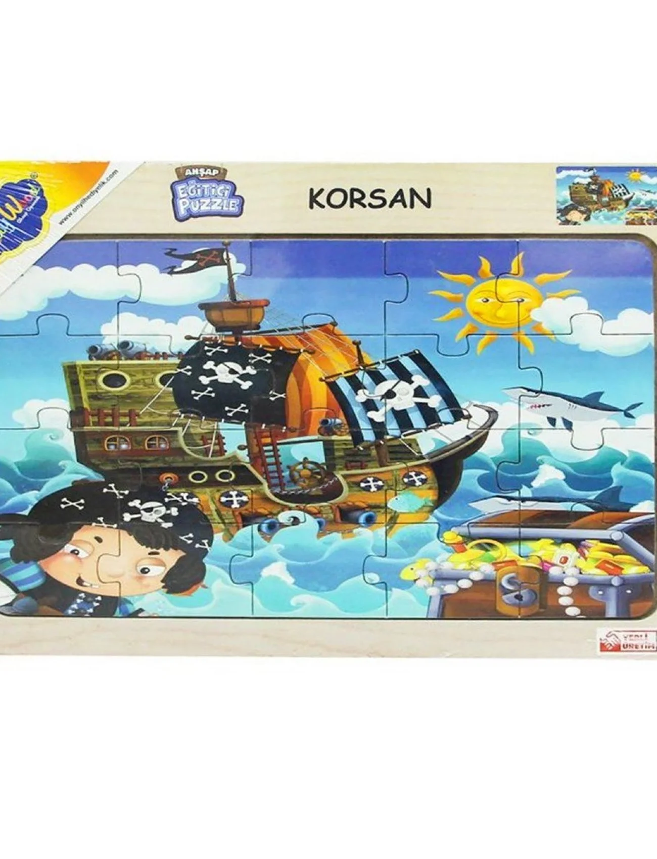53/54/55/56 AHŞAP EĞİT.PUZZLE KORSAN