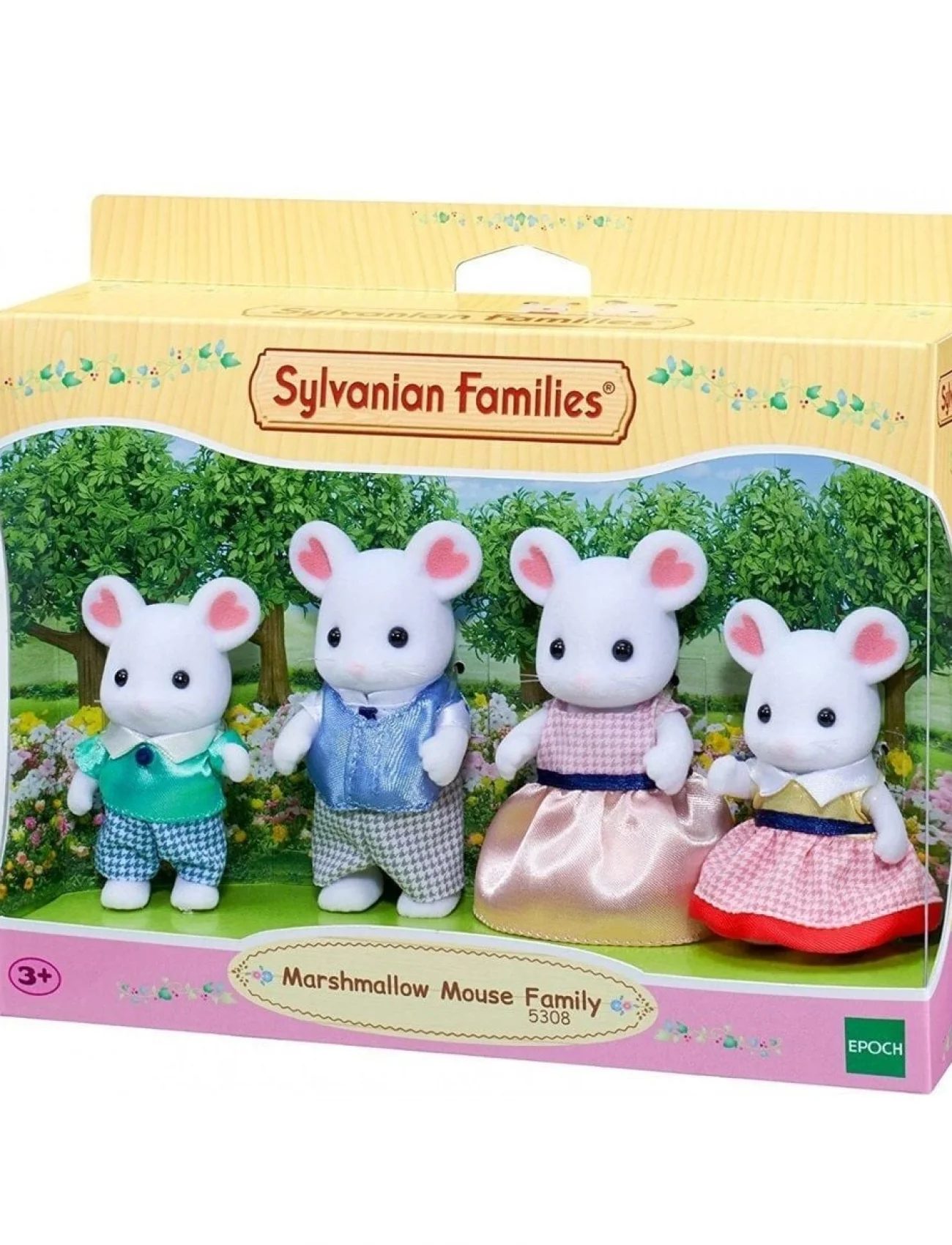 5308 Sylvanian Families, Marshmallow Fare Ailesi , +3 yaş