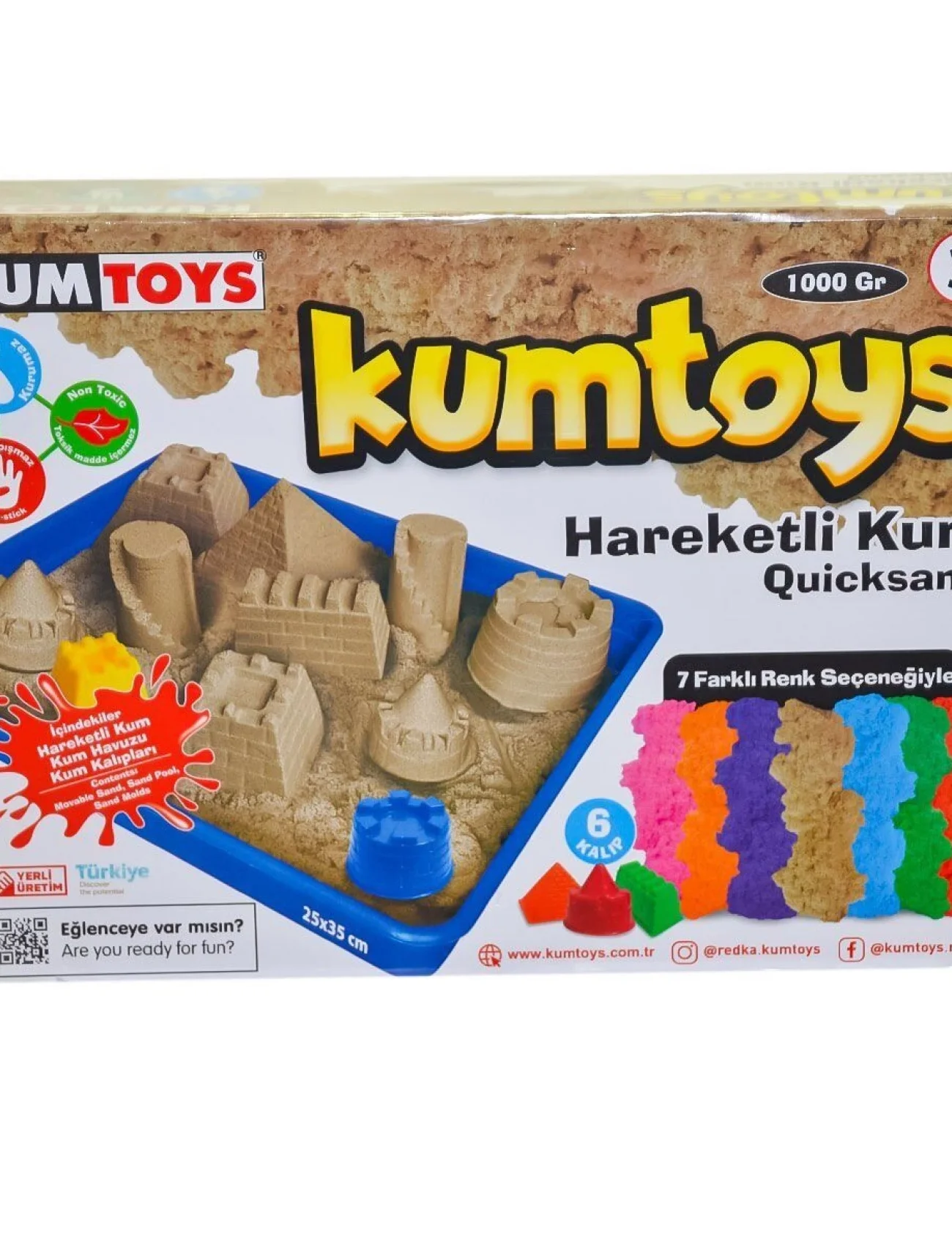 5329 Kumtoys, Hareketli Kum Seti 1000 gr / +3 yaş