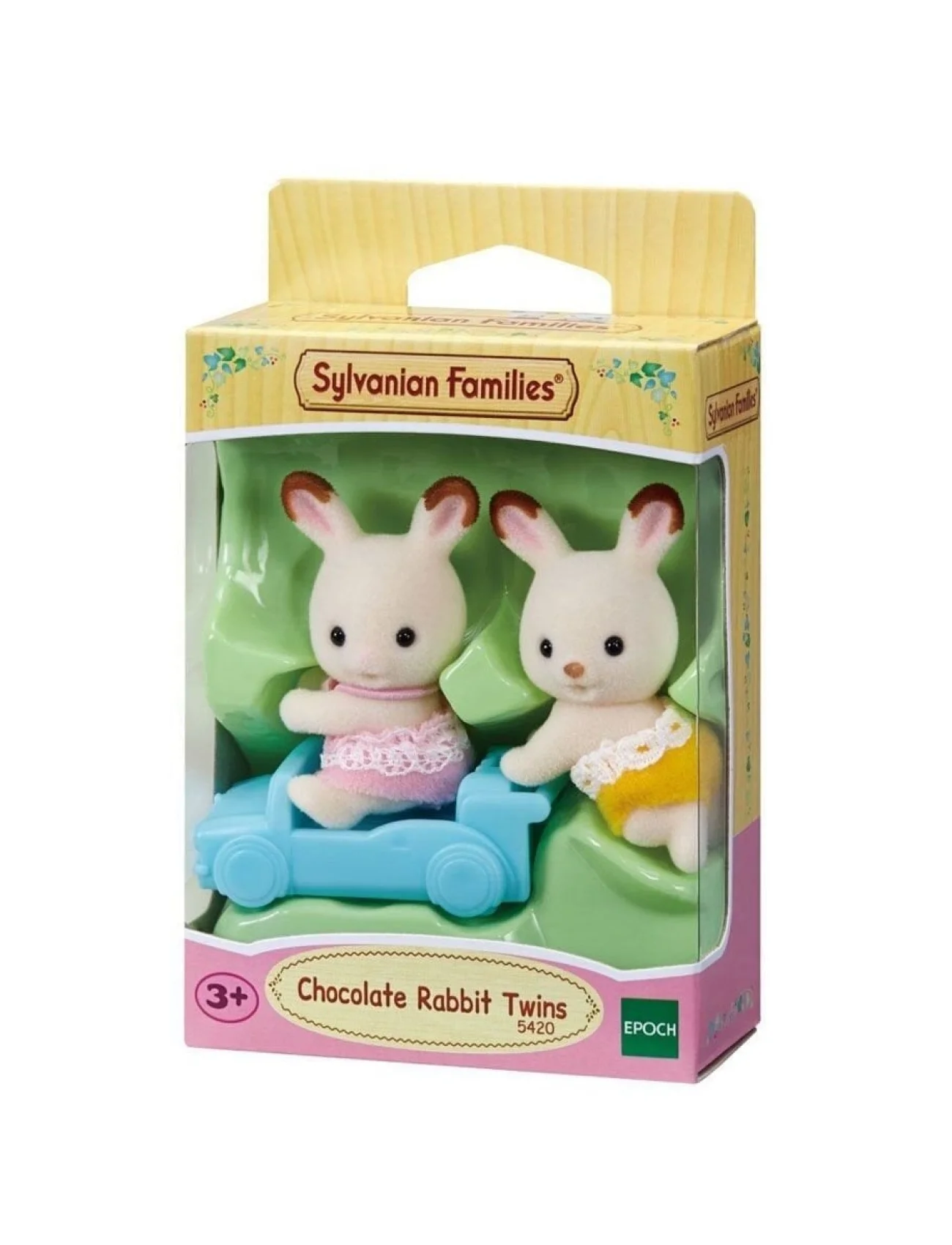 5420 Sylvanian Families Çikolata Kulaklı Tavşan İkiz Bebekleri +3 yaş