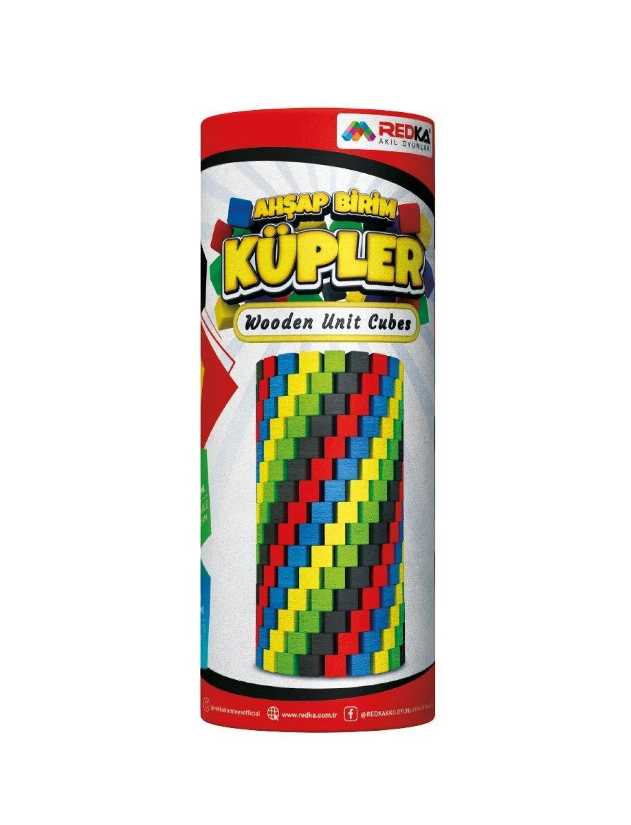 5459 Ahşap Birim Küpler