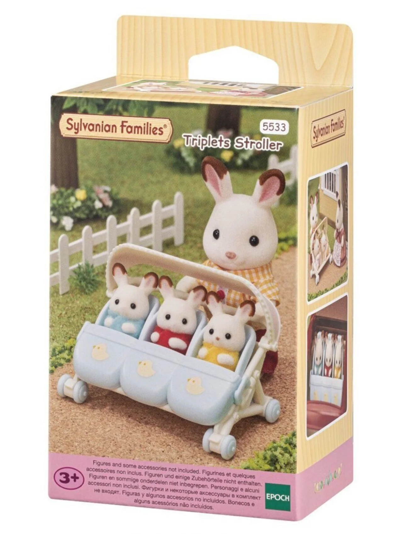 5533 Sylvanian Families Üçüzler Bakım Seti (figürler dahil değildir) +4 yaş