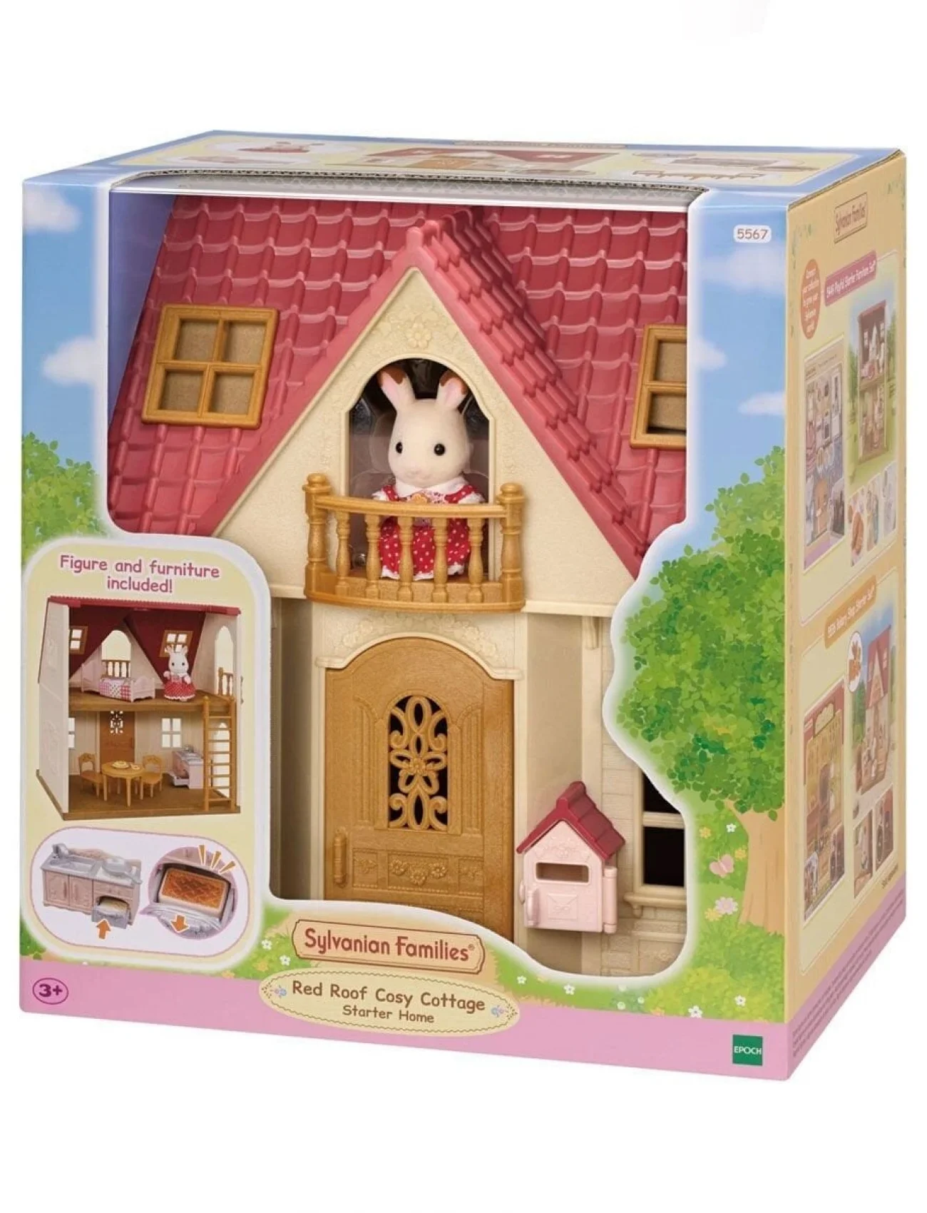 5567 Sylvanian Families Kırmızı Çatılı Başlangıç Evi +3 yaş
