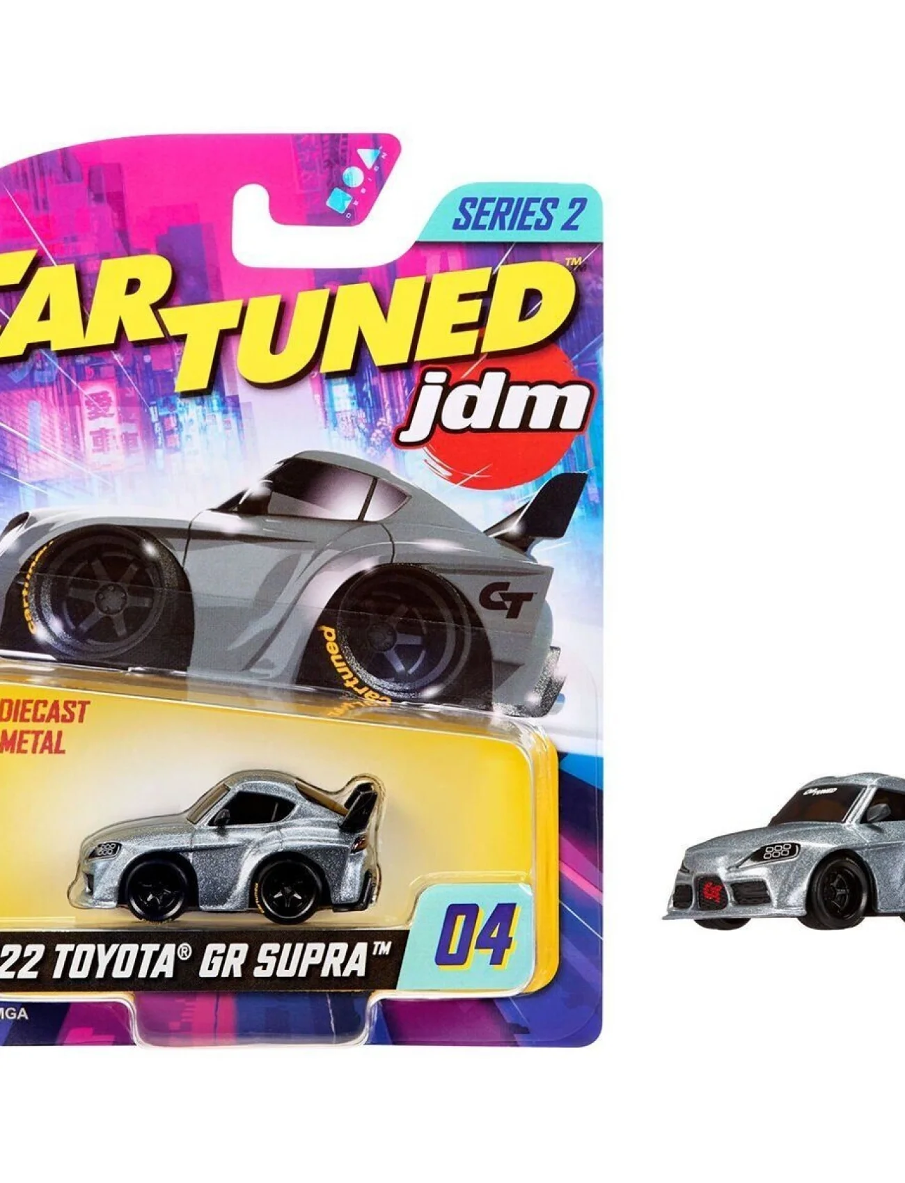 558934 CarTuned JDM 2022 Toyota GR Supra - Gri Araba