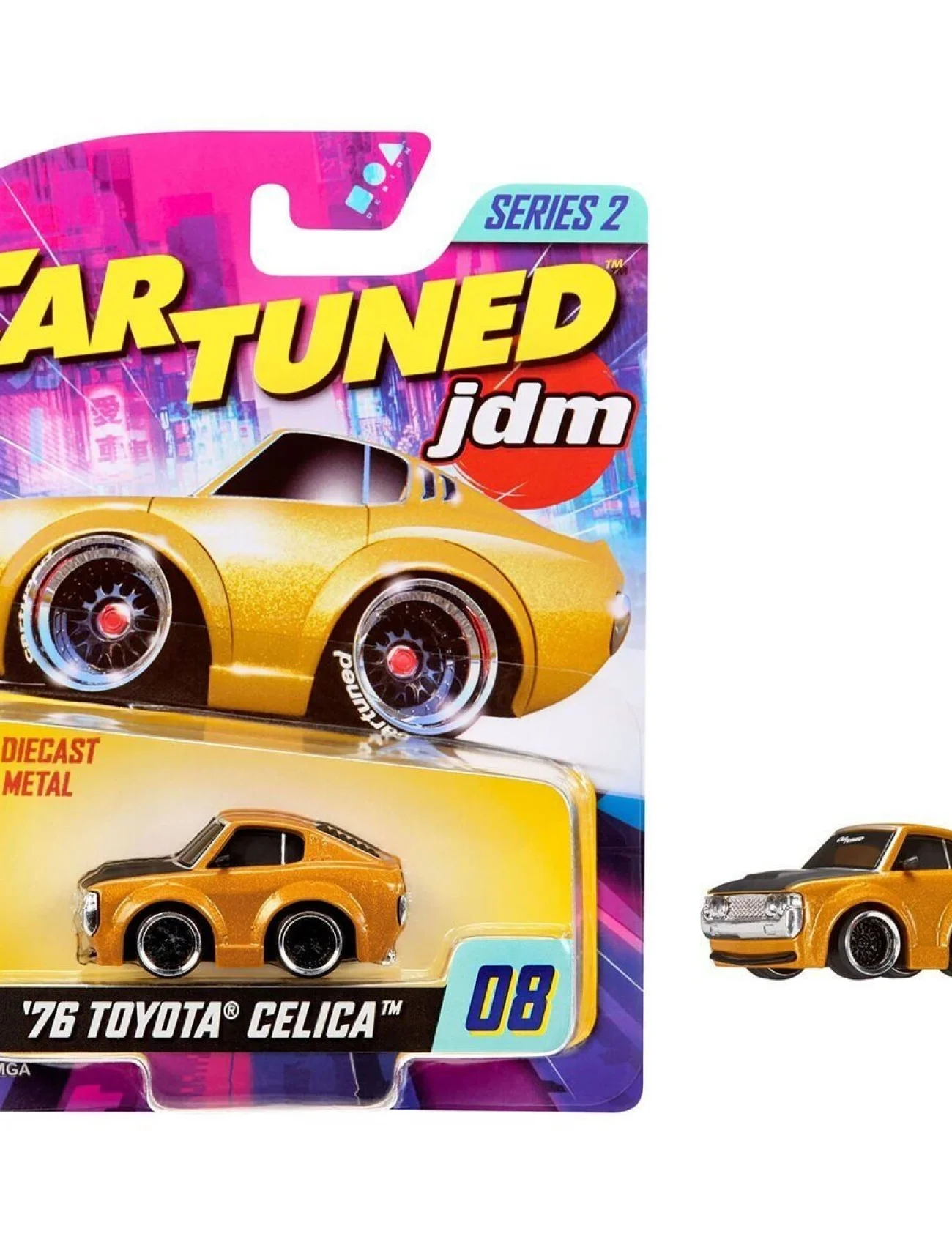 559009 CarTuned JDM 1976 Toyota Celica - Sarı Araba