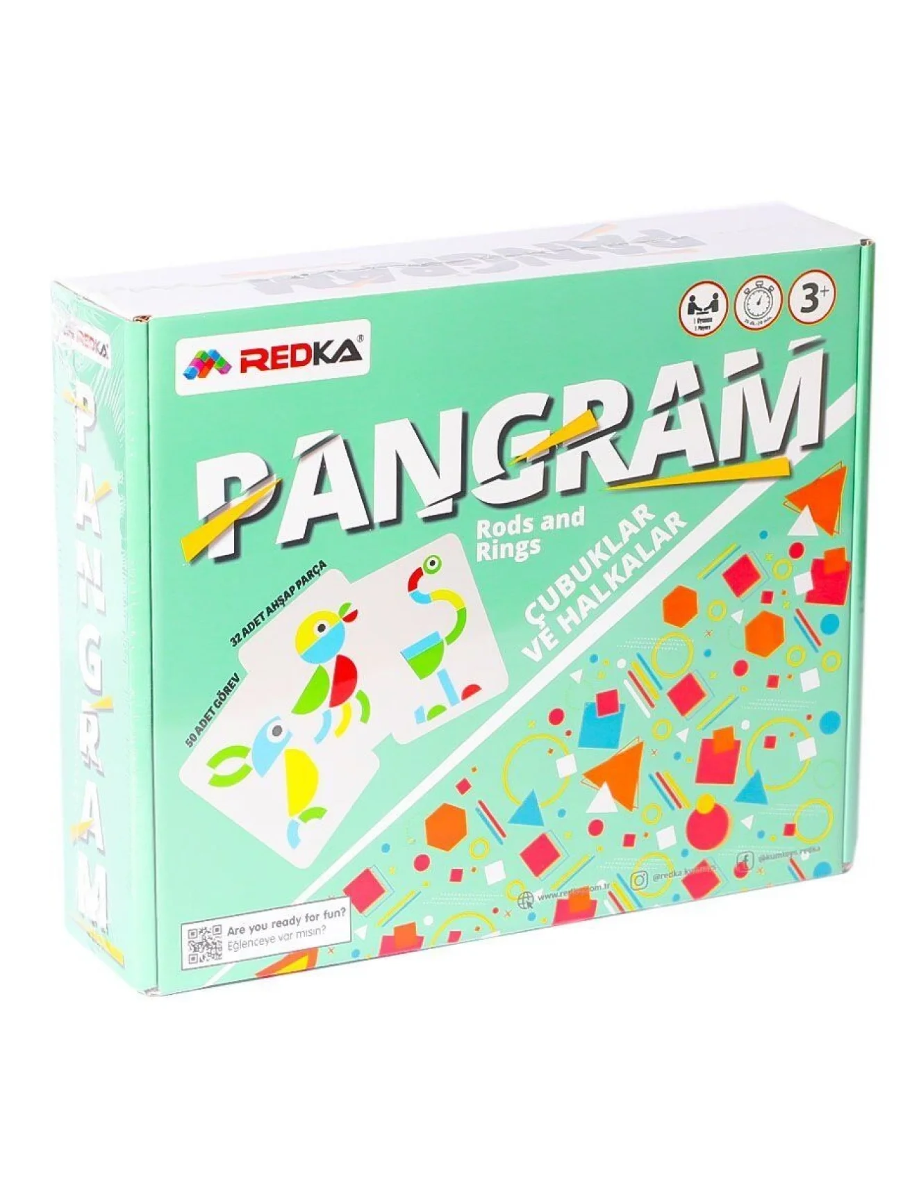 5646 Pangram Çubuklar ve Halkalar -Redka