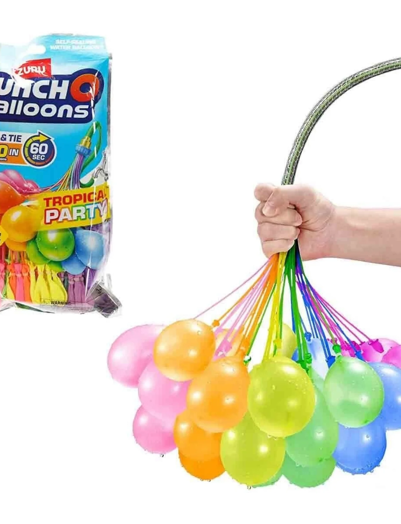 56480 SUN-ZUR-BALON SU POMPASI BUNCH O BALLOONS TROPICAL PARTY 100LÜ KRTL 12D