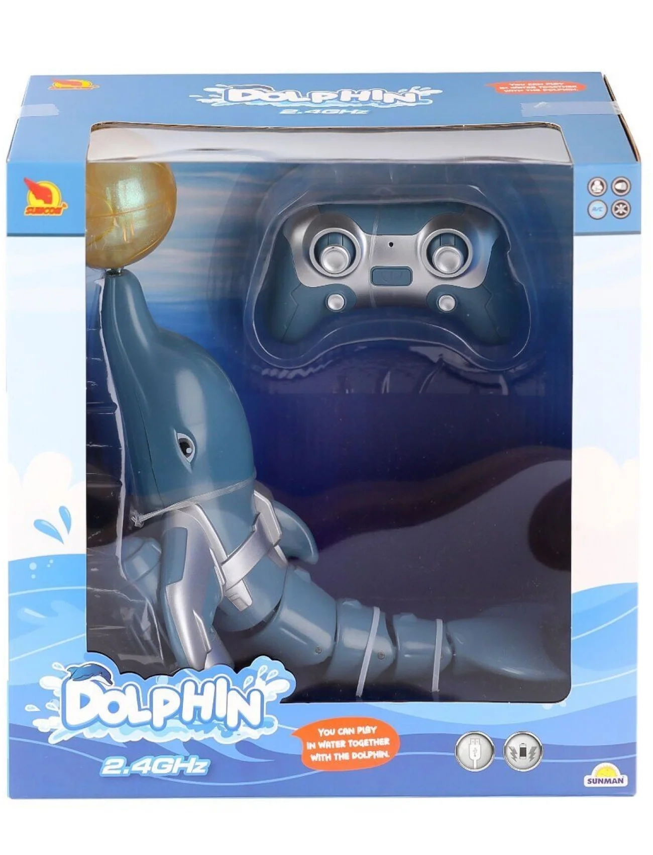 5652  Kumandalı Yunus Balığı BALIĞI FF 2 4GHZ 3 7V USB