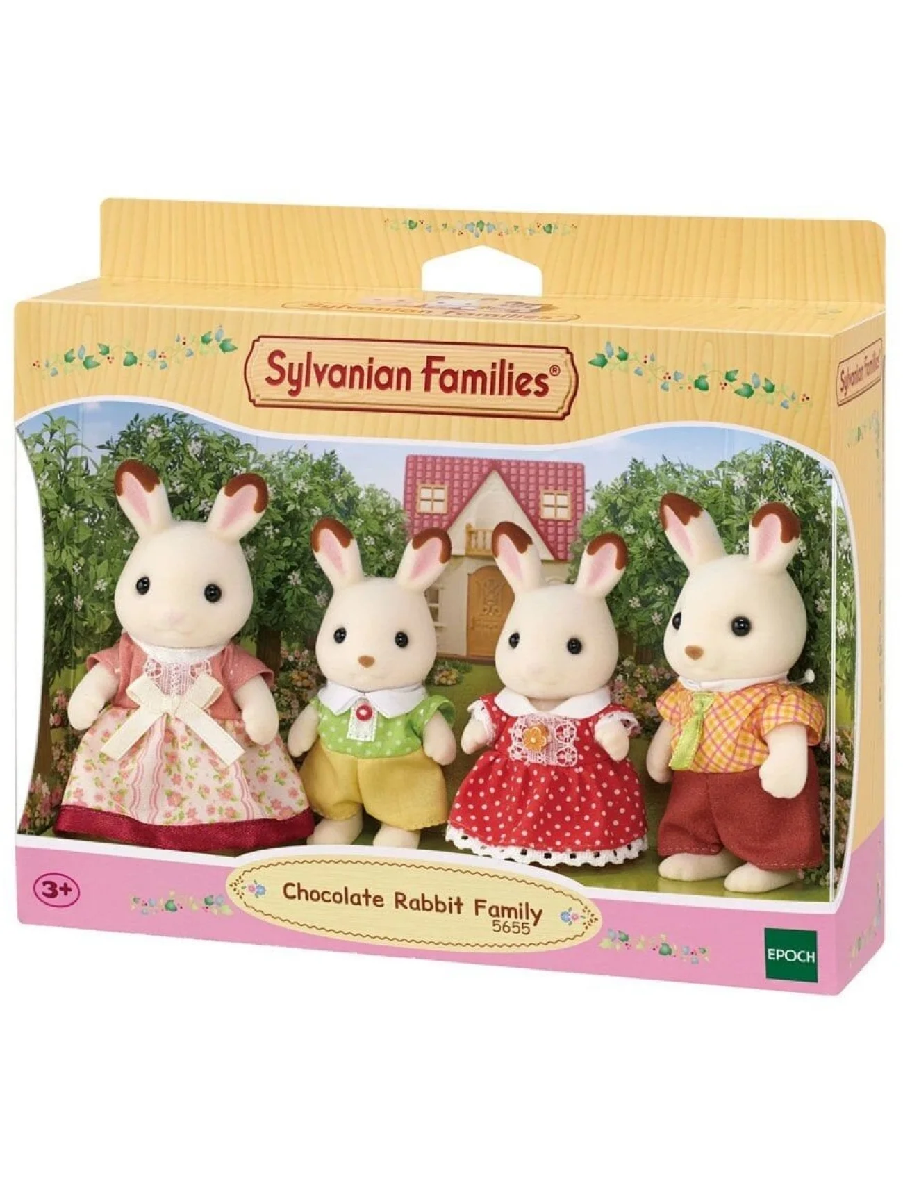 5655 Sylvanian Families Çikolata Kulaklı Tavşan Ailesi +3 yaş