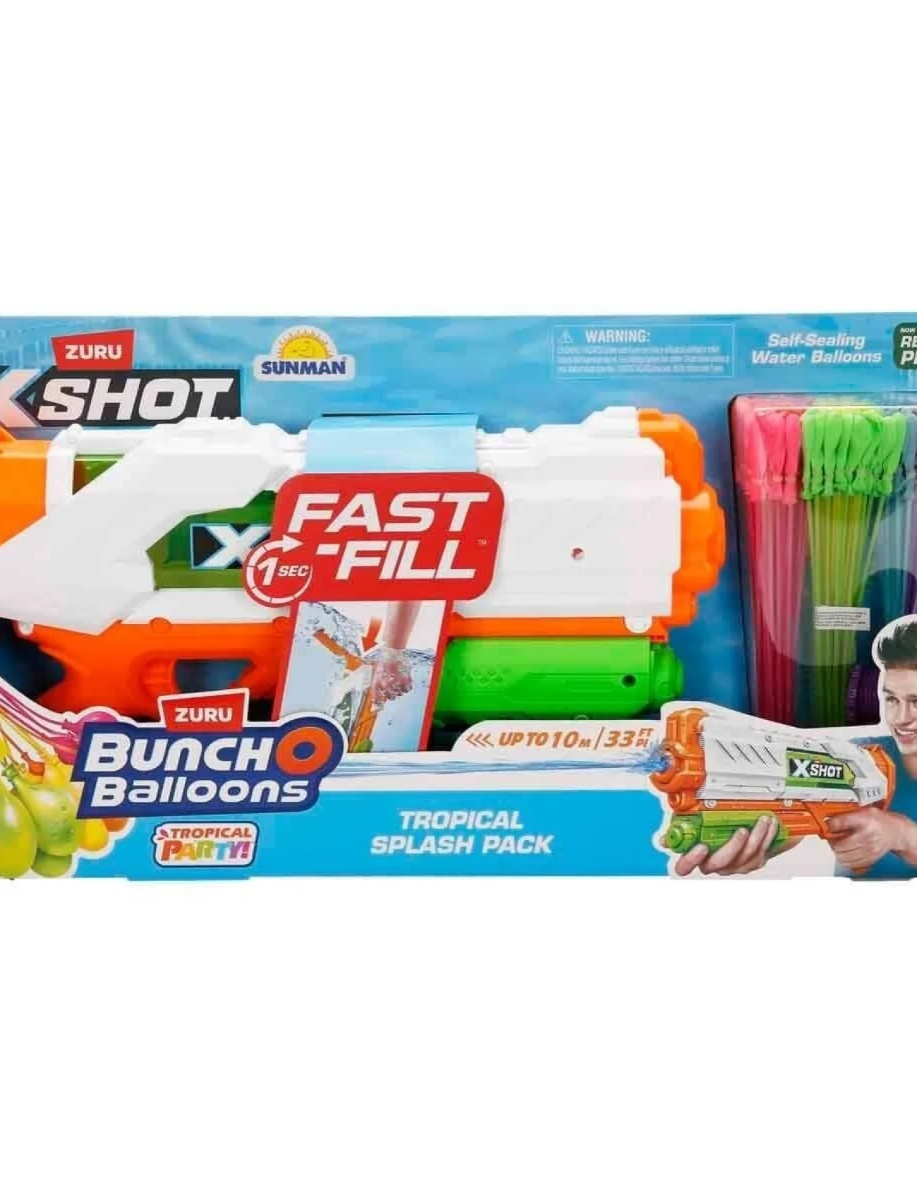 56568 SUN-ZUR-X-SHOT WATER BALON ATAN  SU TABANCASI BUNCH O BALLOONS-X-SHOT