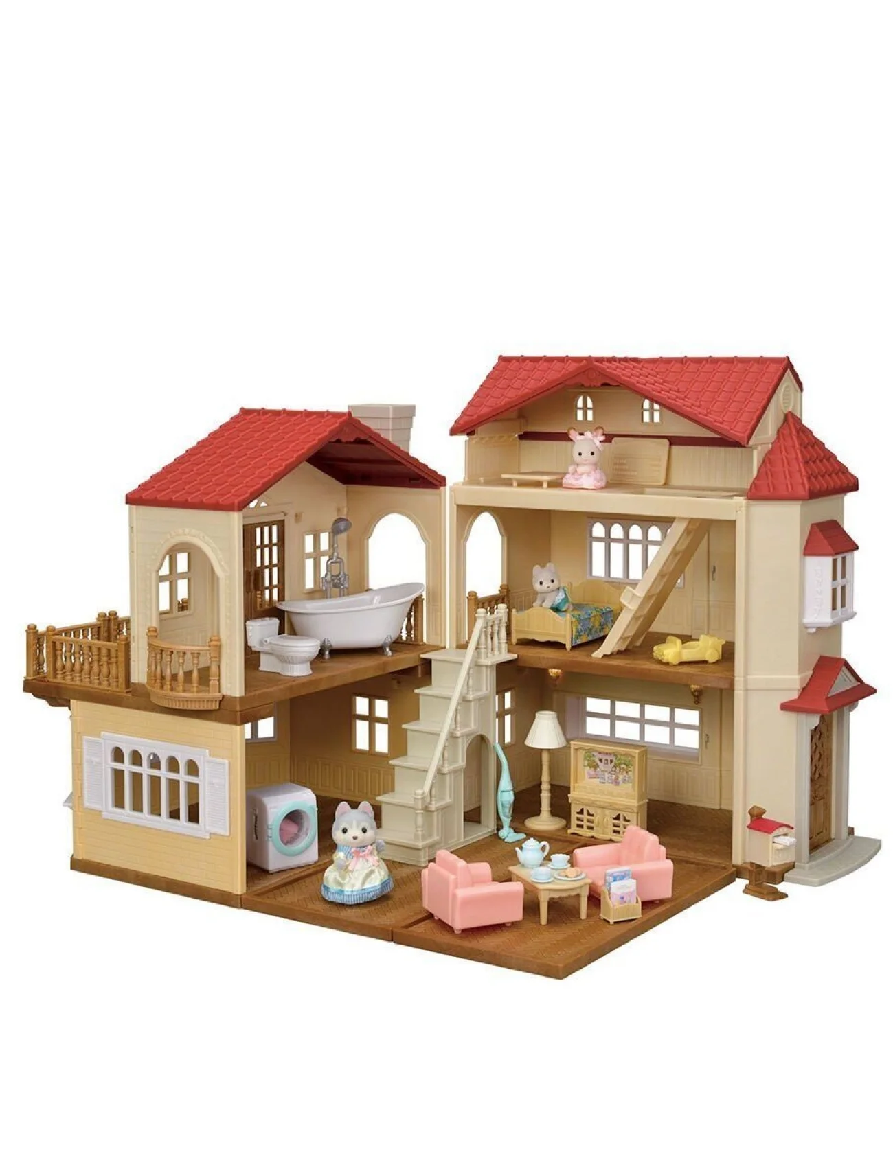 5727 Sylvanian Families Oyun Odalı Işıklı Şehir Evi Oyun Seti +4 yaş