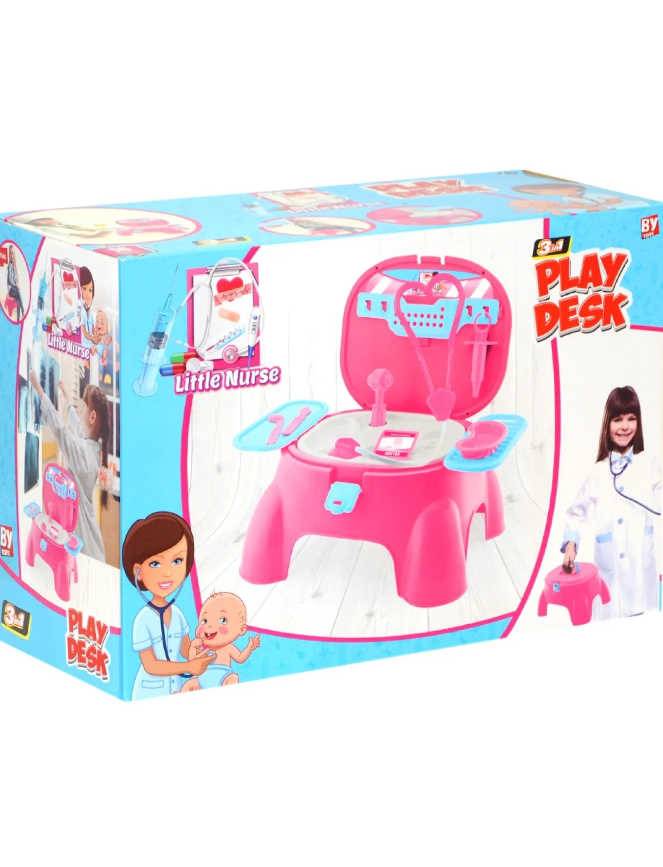 573-BP LITTLE NURSE OYUN TABURESİ DOKTOR SET KIZ